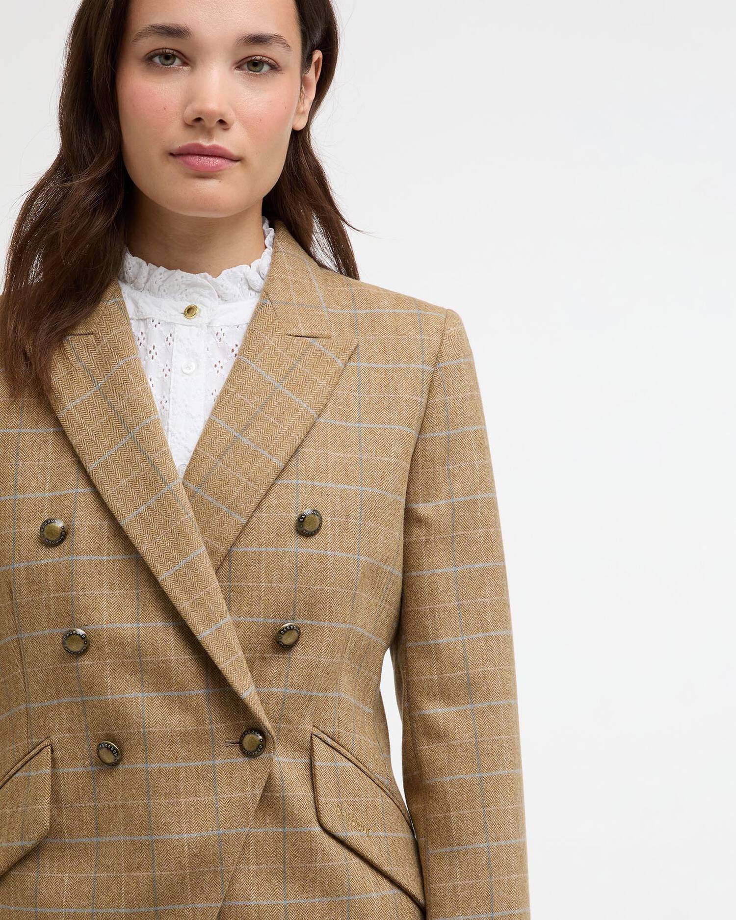 Barbour Soft Blue Wisteria Tailored Blazer #Colour_Soft Blue