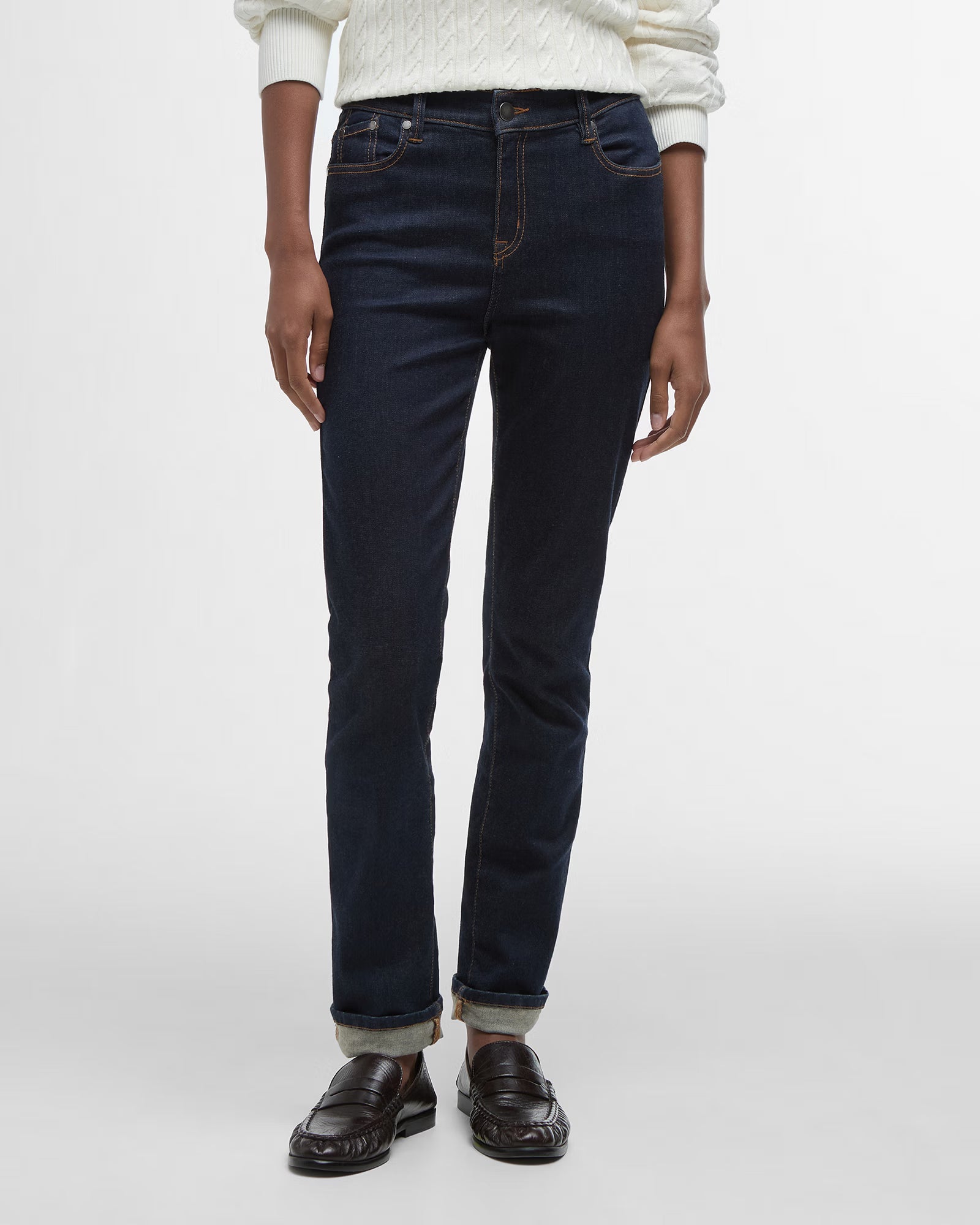 Barbour Essential Slim Jeans #Colour_Rinse Wash