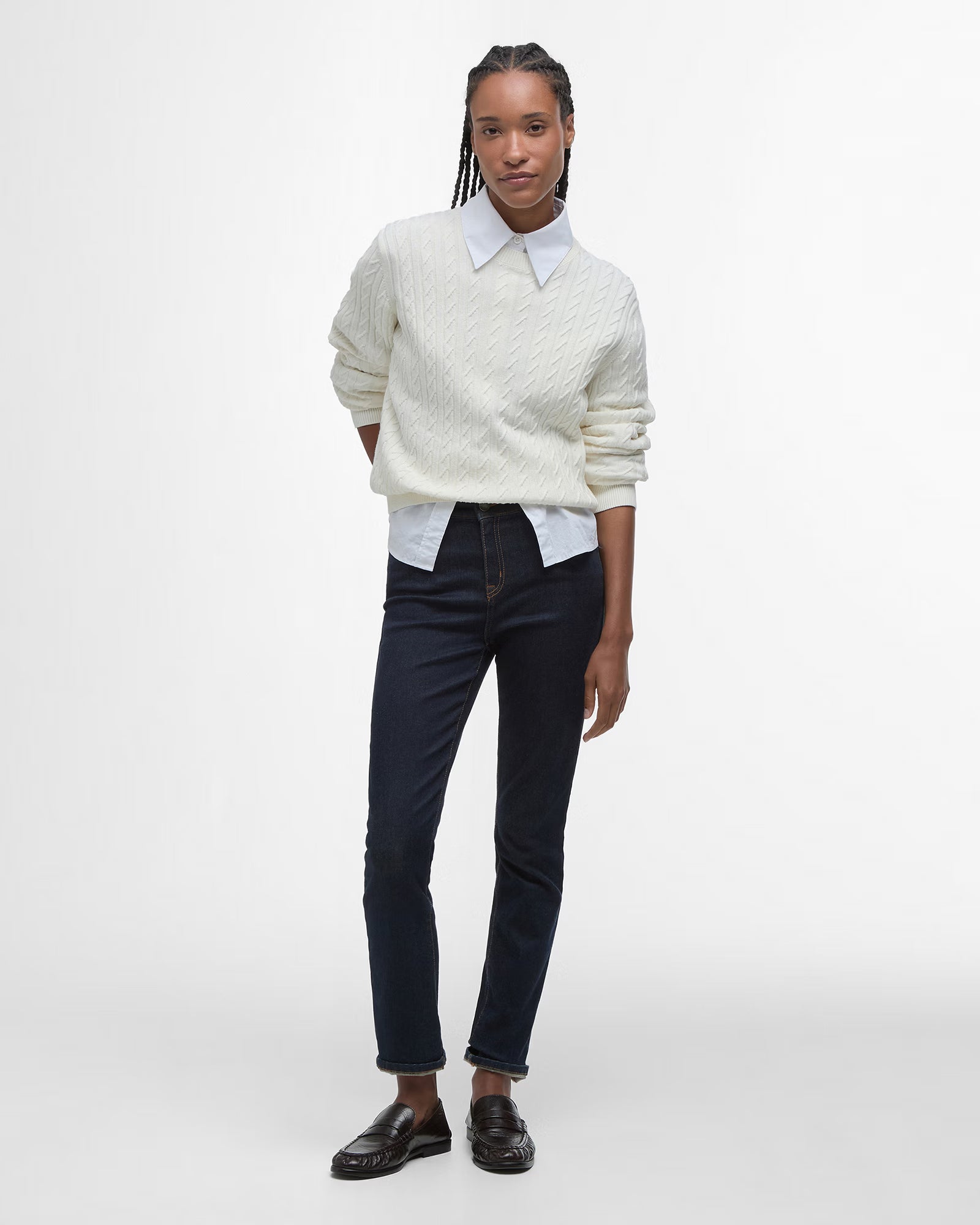 Barbour Essential Slim Jeans #Colour_Rinse Wash