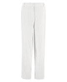 Barbour White/Dark Navy Stripe Sloane Trousers #Colour_White/Dark Navy Stripe
