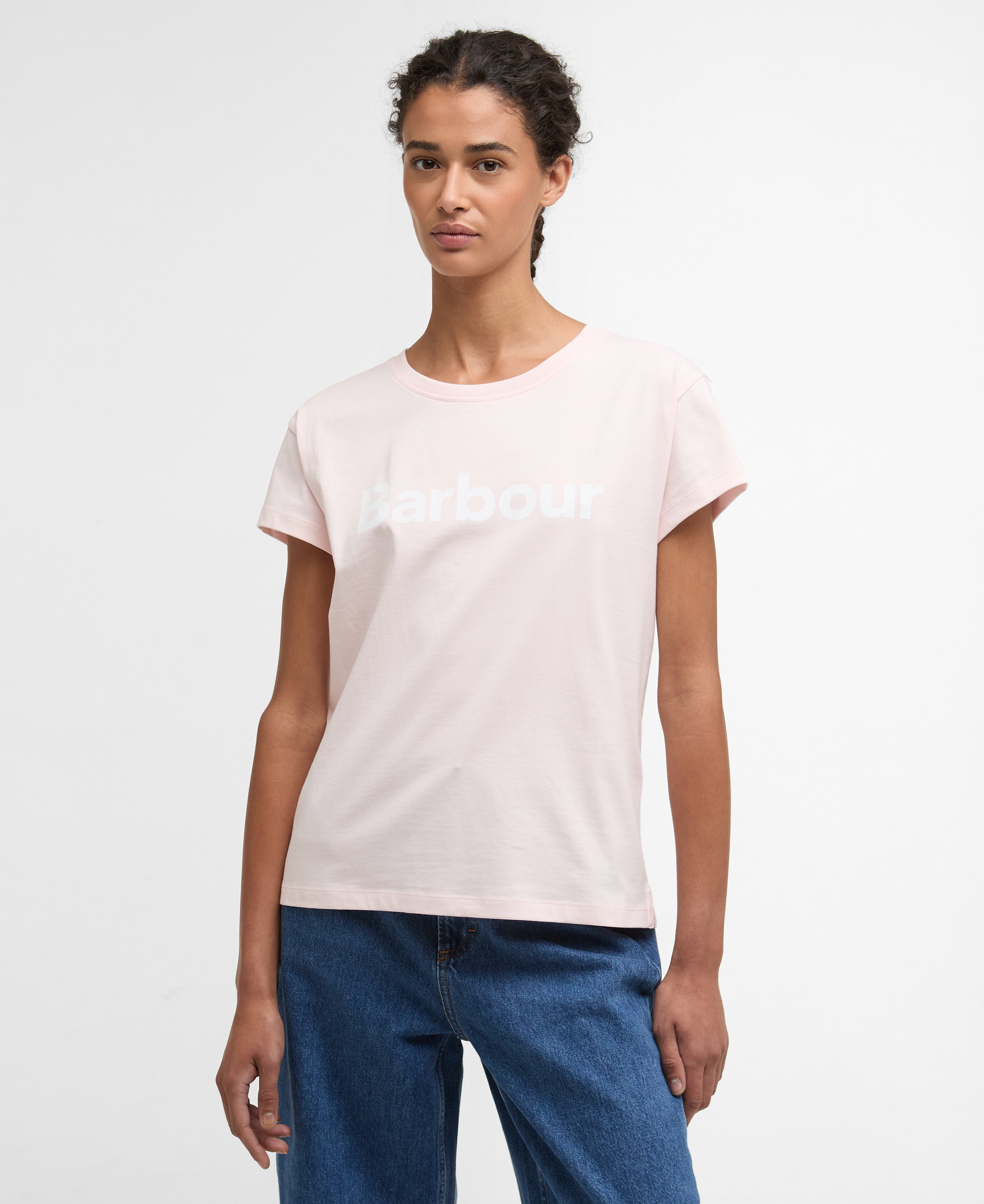 Barbour Pink Hartland T-Shirt #Colour_Pink