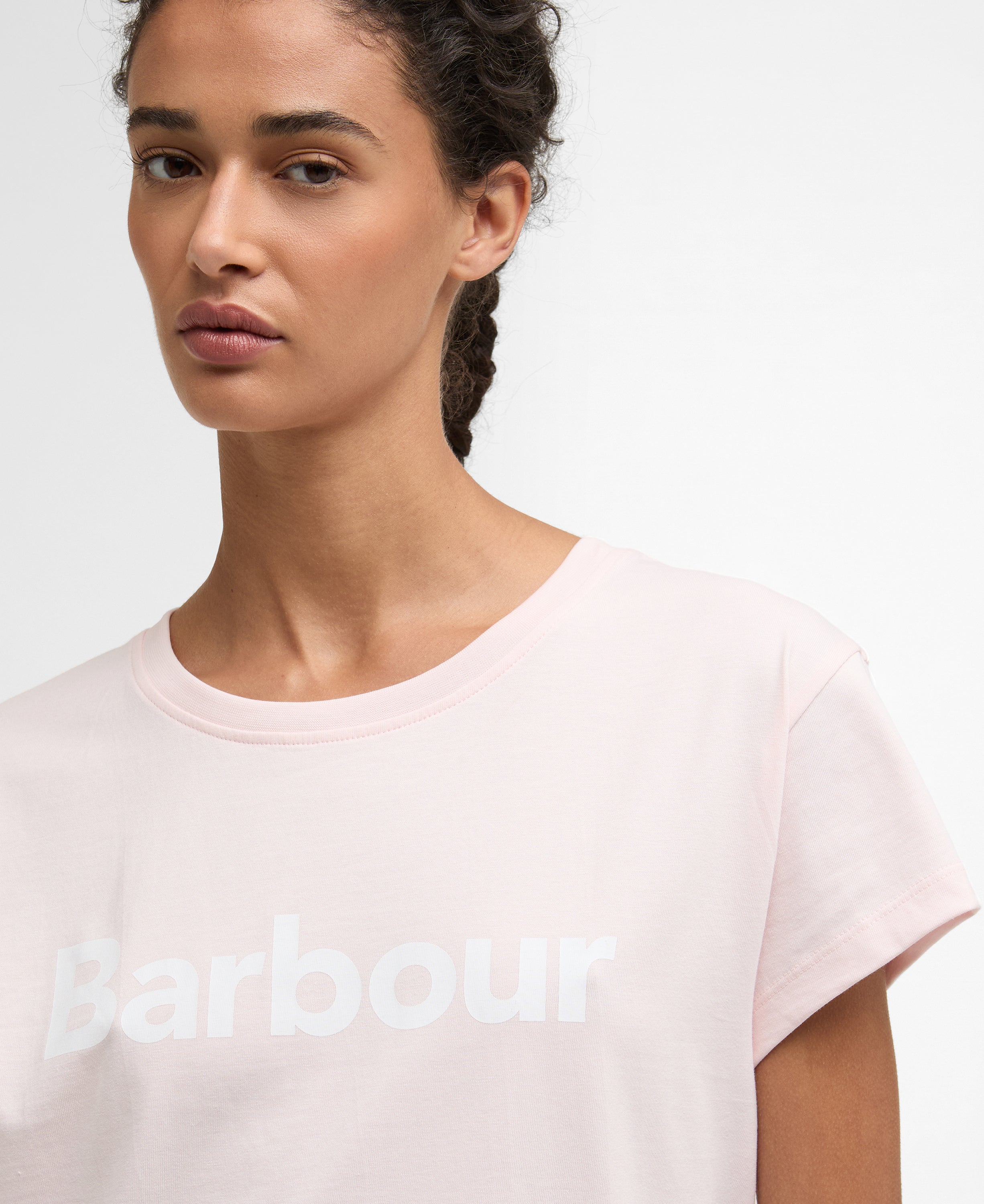 Barbour Pink Hartland T-Shirt #Colour_Pink