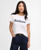 Barbour White Hartland T-Shirt #Colour_White