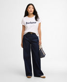 Barbour White Hartland T-Shirt #Colour_White