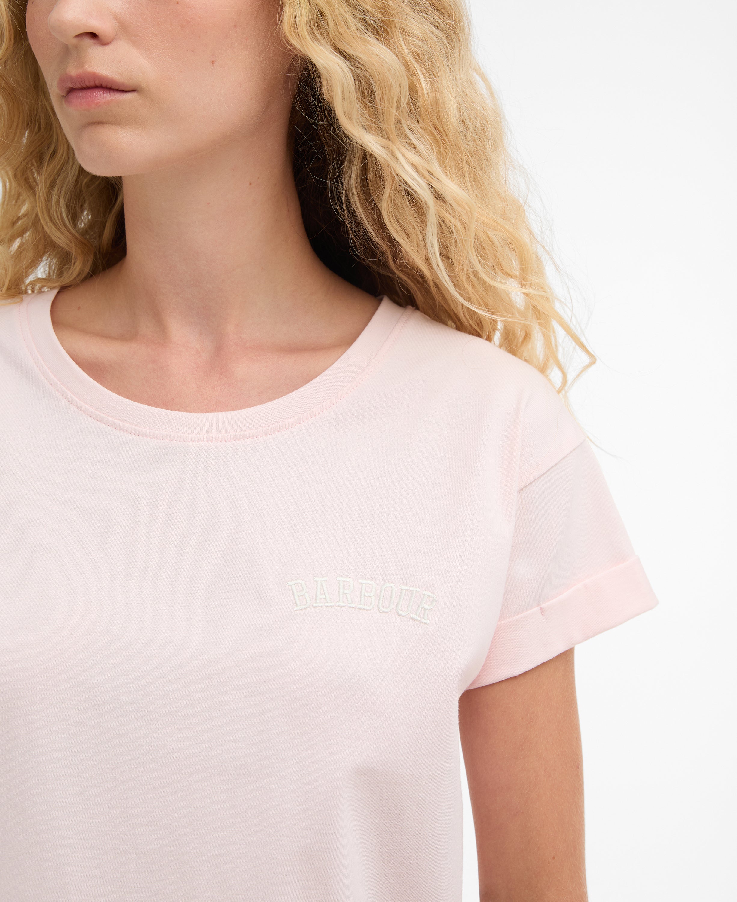 Barbour Pink Bede T-Shirt #Colour_Pink