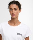 Barbour White Bede T-Shirt #Colour_White