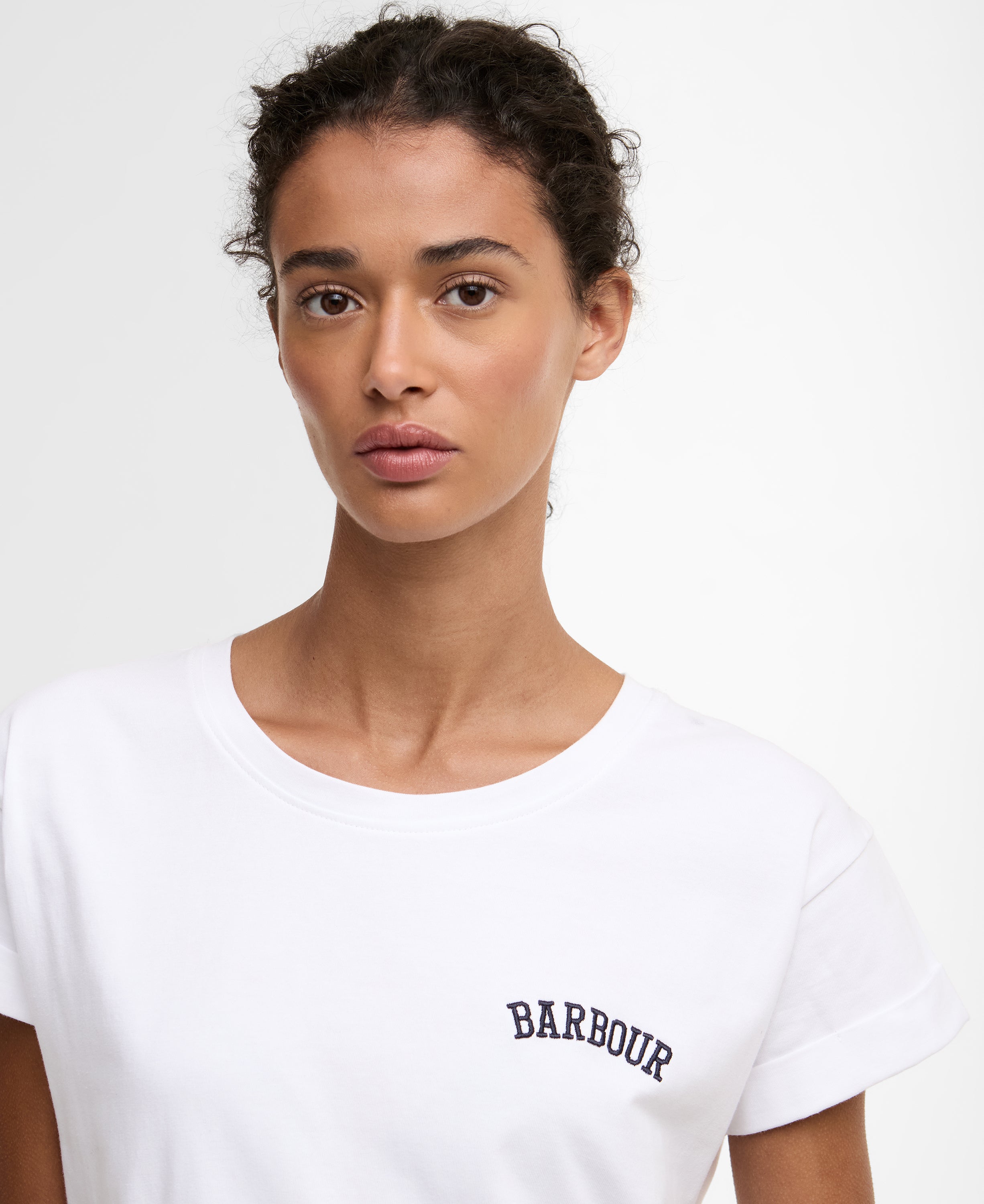 Barbour White Bede T-Shirt #Colour_White
