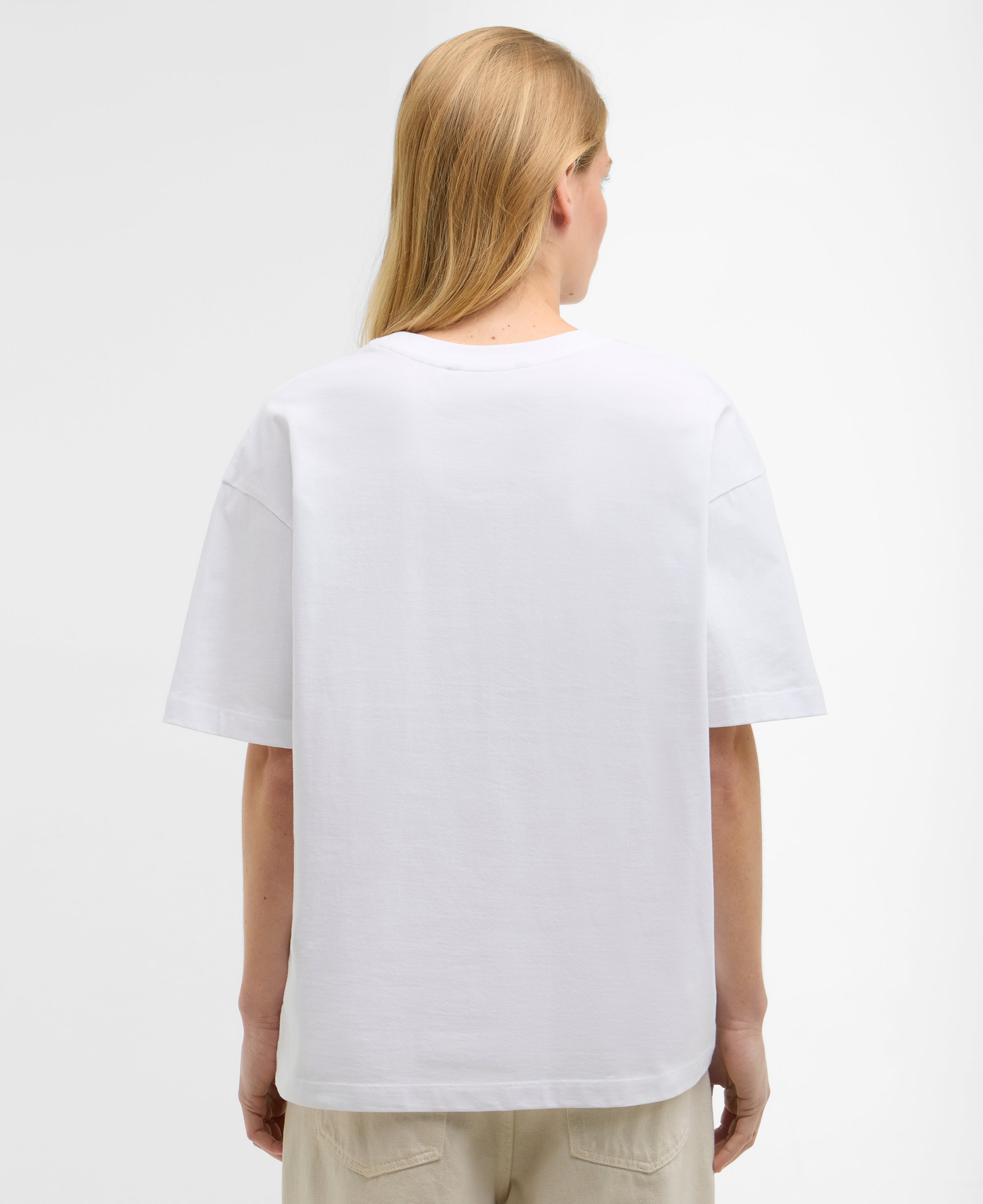 Barbour White Melody T-Shirt #Colour_White