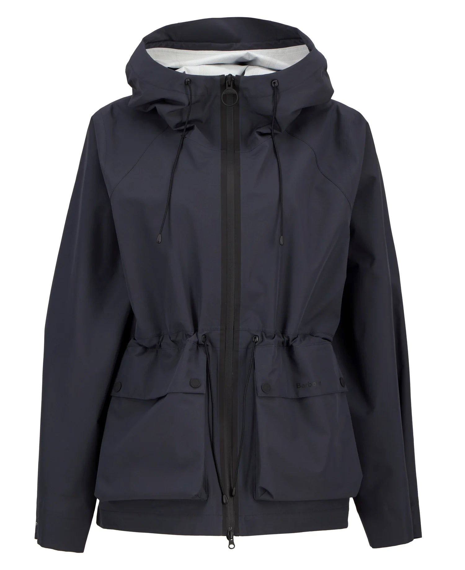 Barbour Dusk Grey/Fondant Dovecragg Waterproof Jacket #Colour_Dusk Grey/Fondant