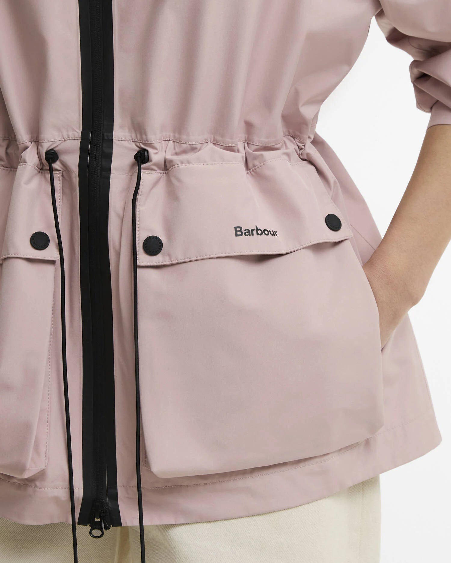 Barbour Gardenia/Fondant Dovecragg Waterproof Jacket #Colour_Gardenia/Fondant