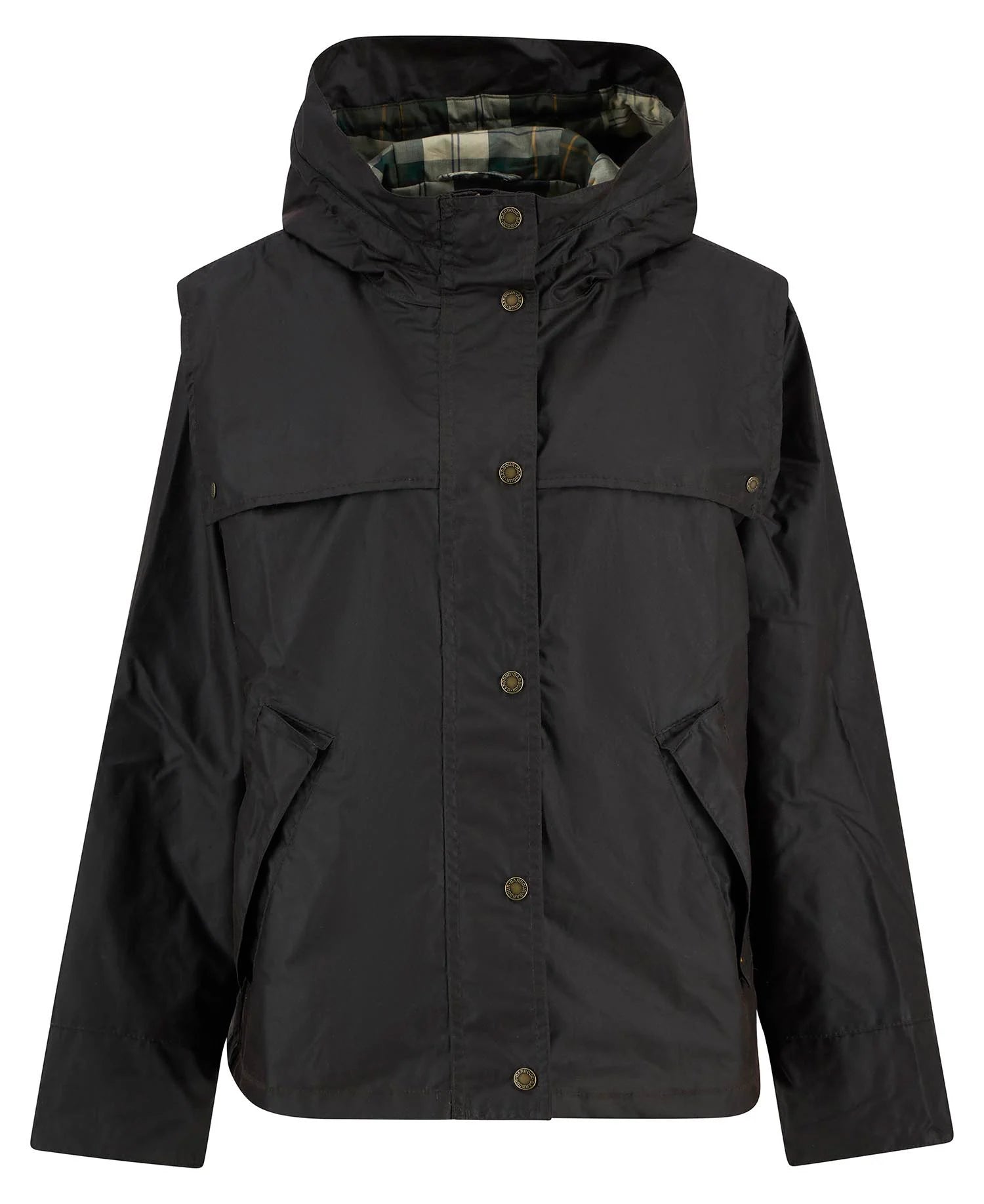 Barbour Rustic/Ancient Ornella Wax Jacket #Colour_Rustic/Ancient