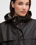 Barbour Rustic/Ancient Ornella Wax Jacket #Colour_Rustic/Ancient
