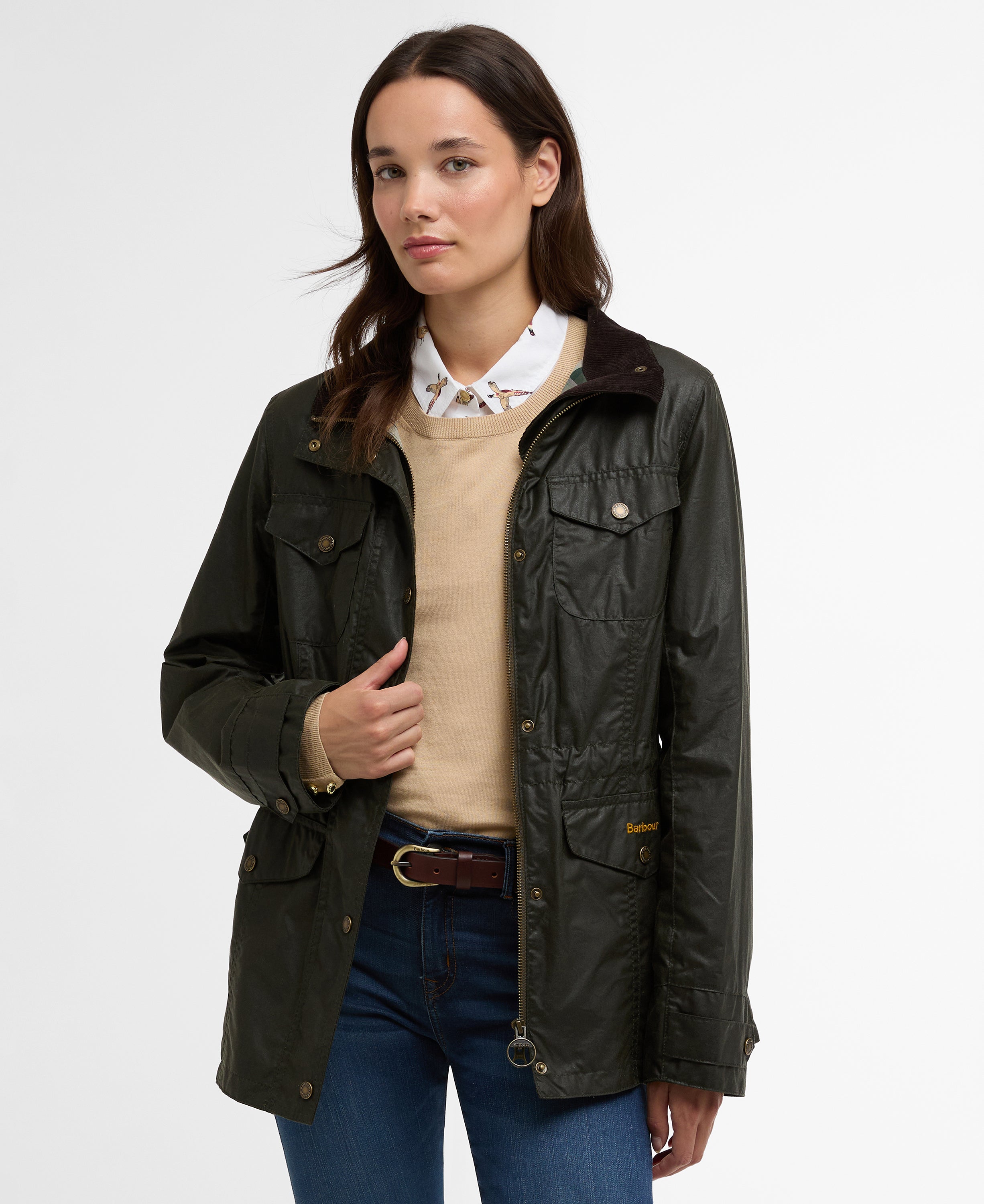 Barbour Archive Olive/Ancient Summer Sapper Wax Jacket #Colour_Archive Olive/Ancient