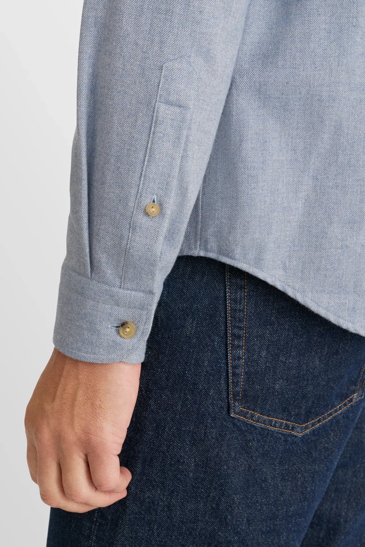 Solid Flannel Shirt
