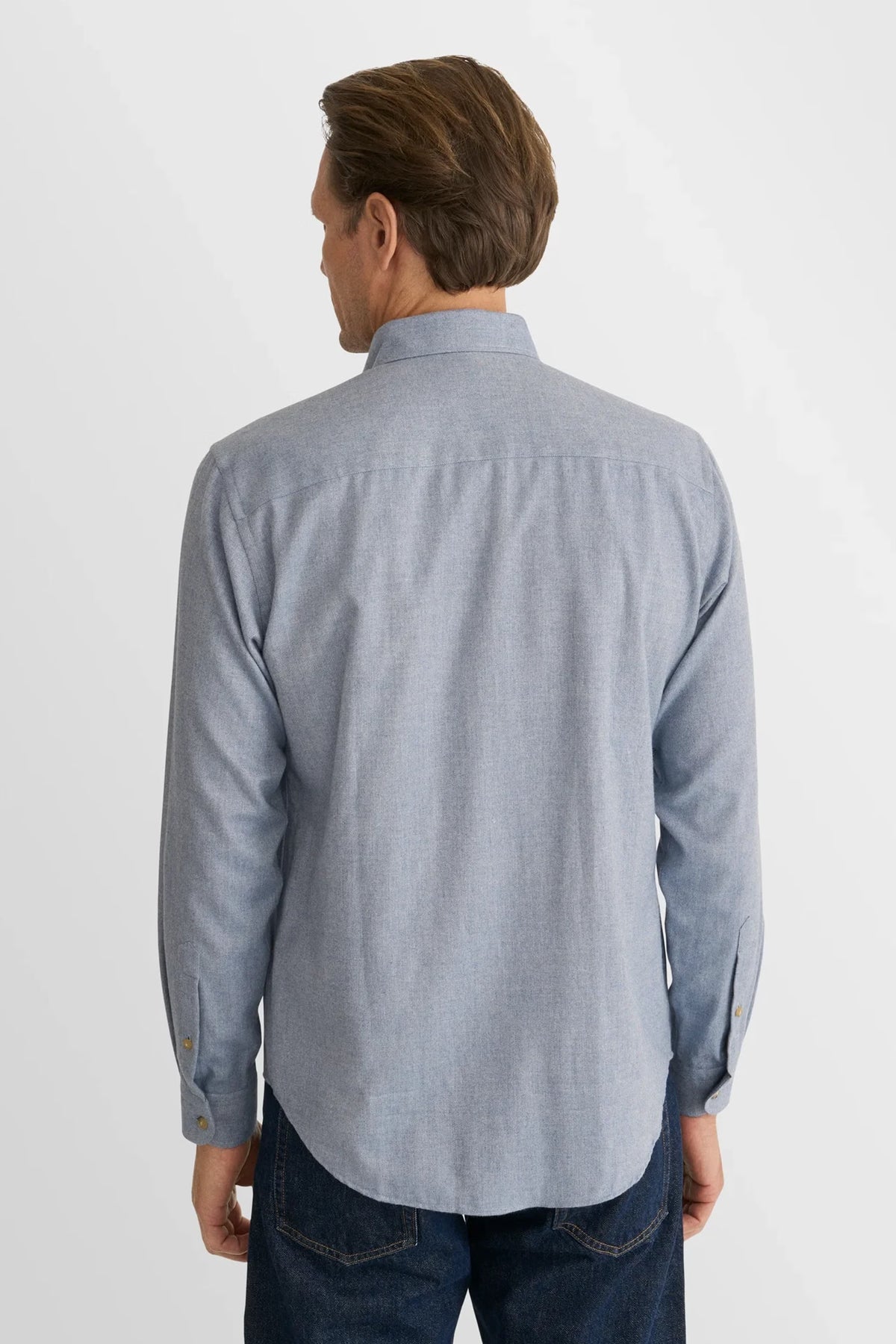 Solid Flannel Shirt