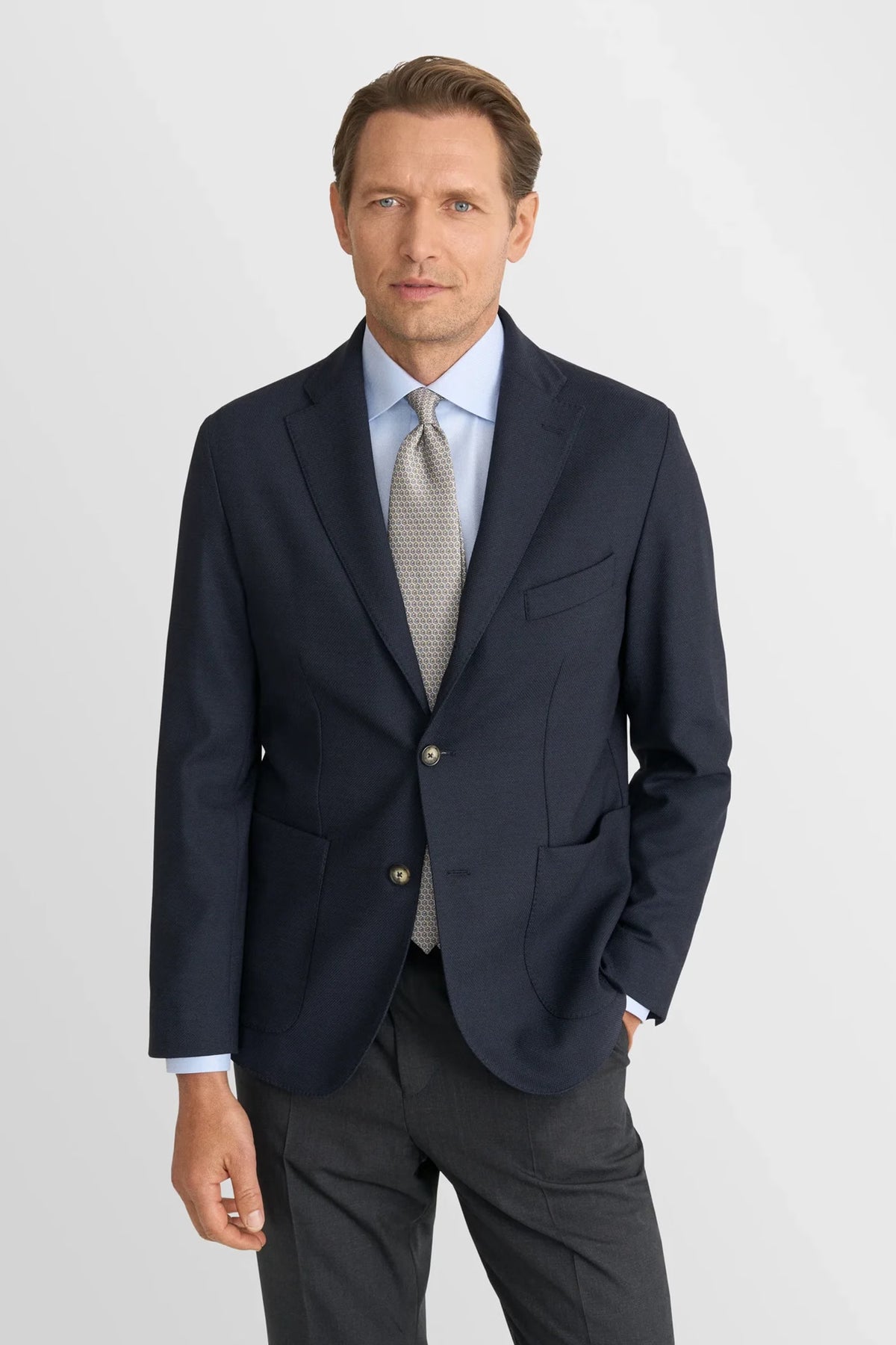 Textured Twill Effect Shirt