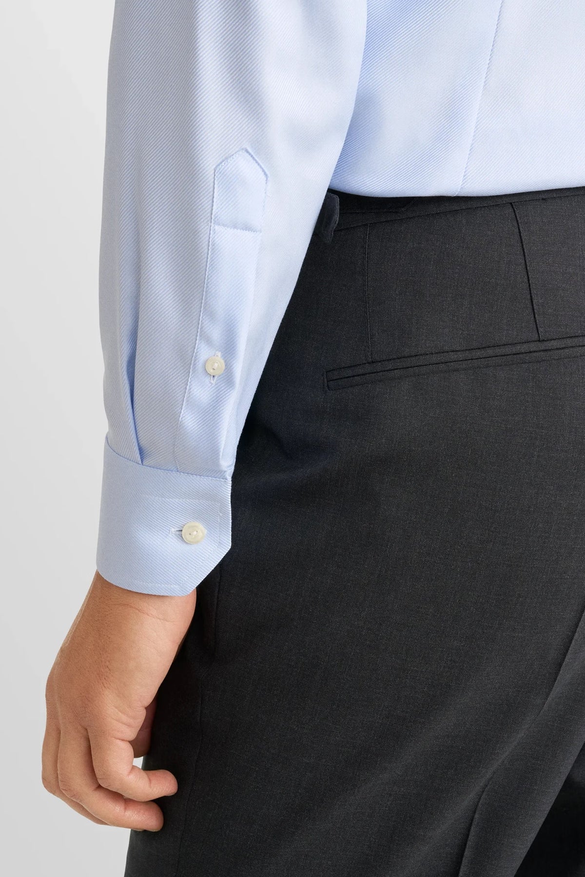 Textured Twill Effect Shirt