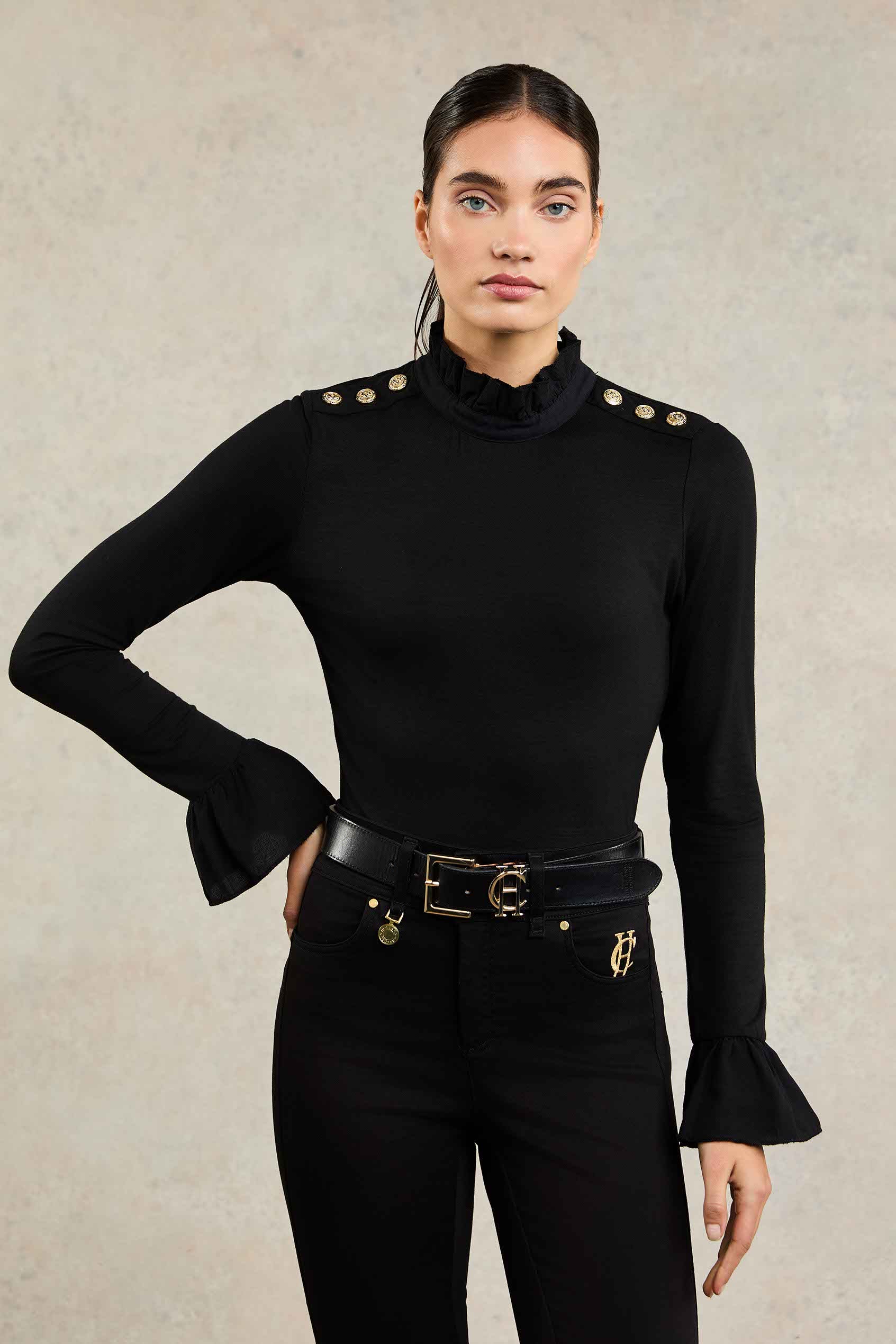 Lilibet Jersey Tee -    black -  XL