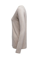 Long Sleeve V-Neck Tee -    oatmeal -  XL - View 100