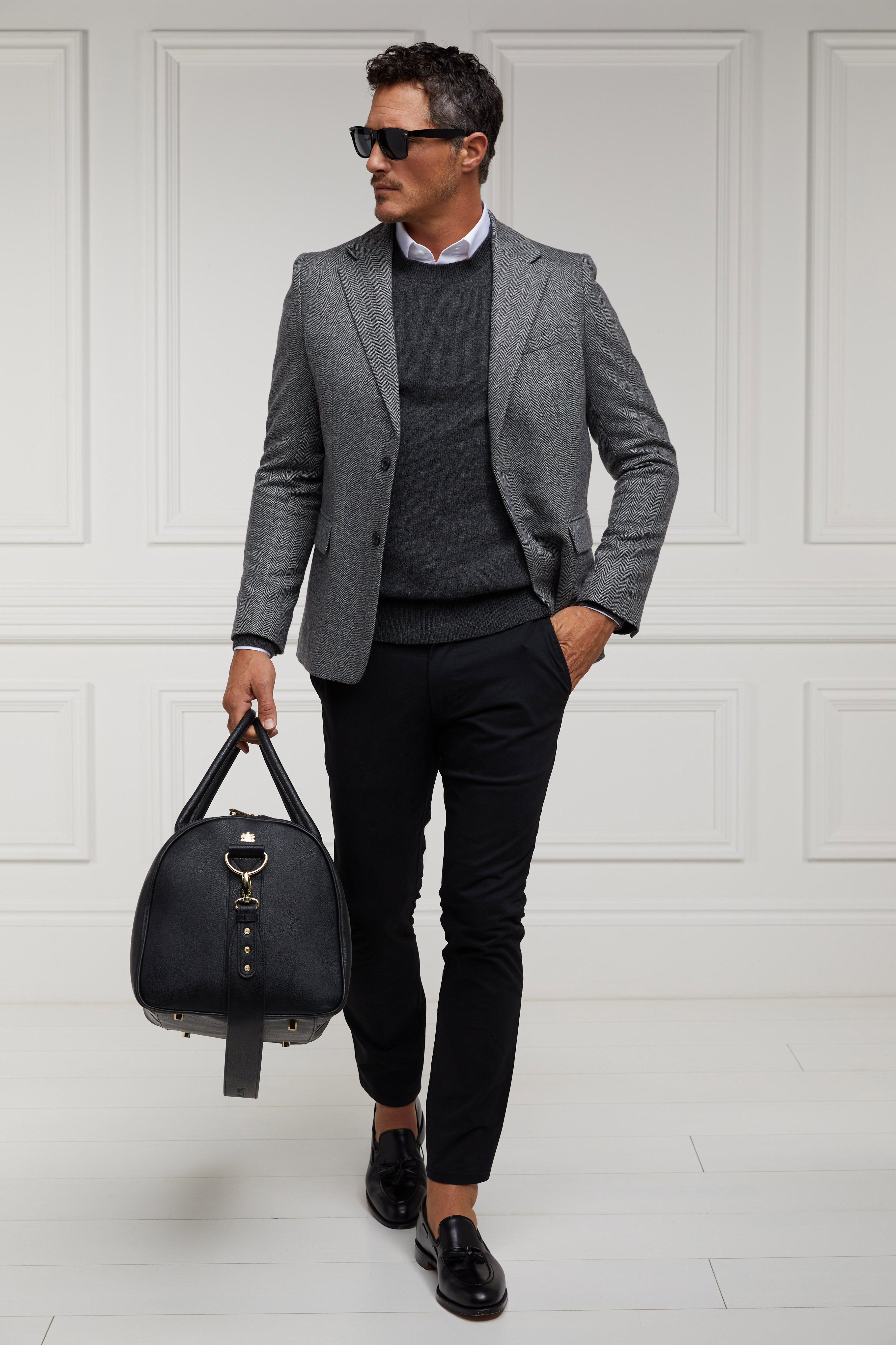 Byron Crew Neck Knit -    charcoal -  XXL - View 103