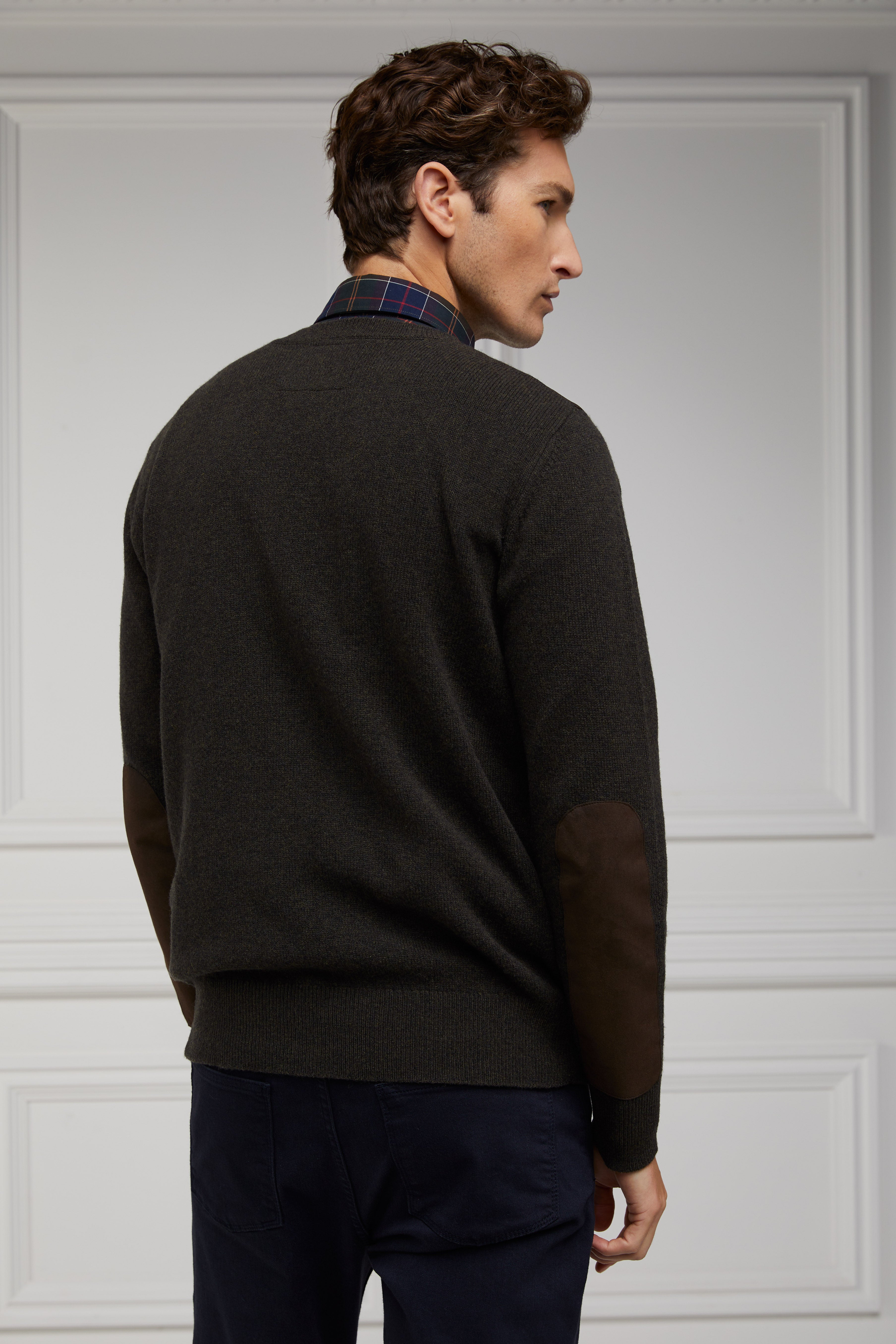 Country Crew Neck Knit -    moss -  XXL - View 146