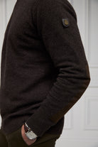 Country Crew Neck Knit -    chocolate -  XXL - View 132
