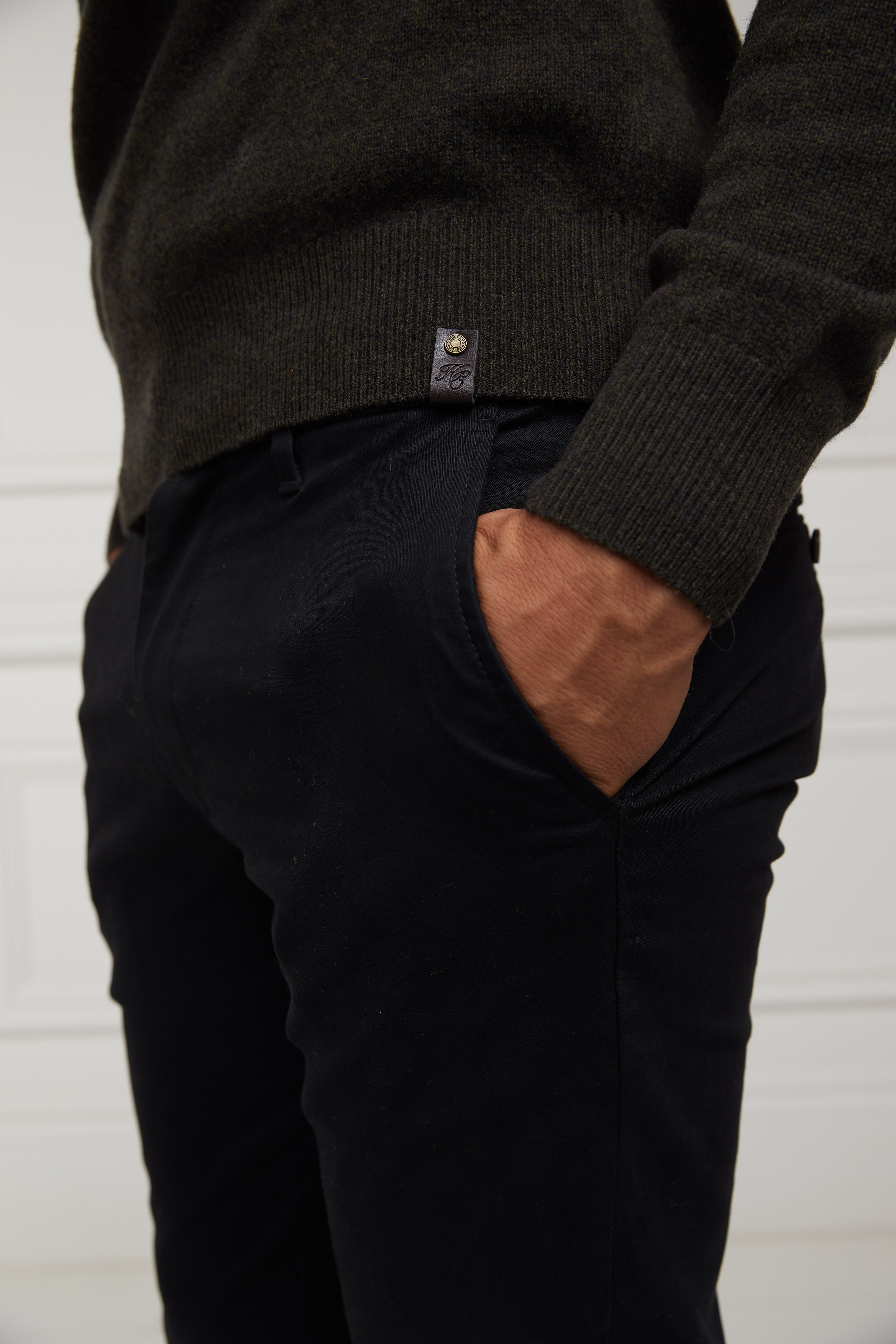 Byron Roll Neck Knit -    charcoal -  XXL - View 165