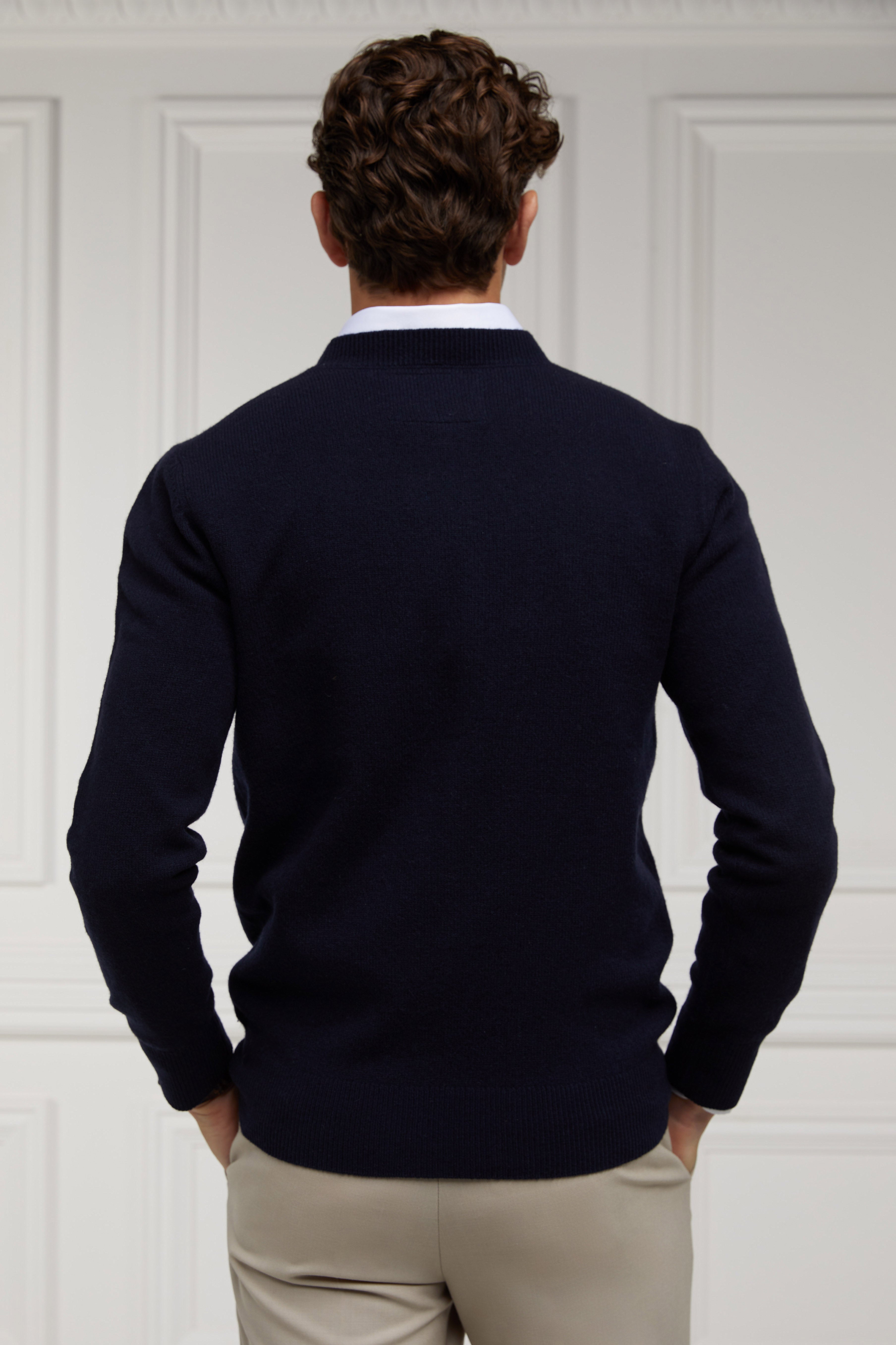Byron Crew Neck Knit -    navy -  XXL - View 118