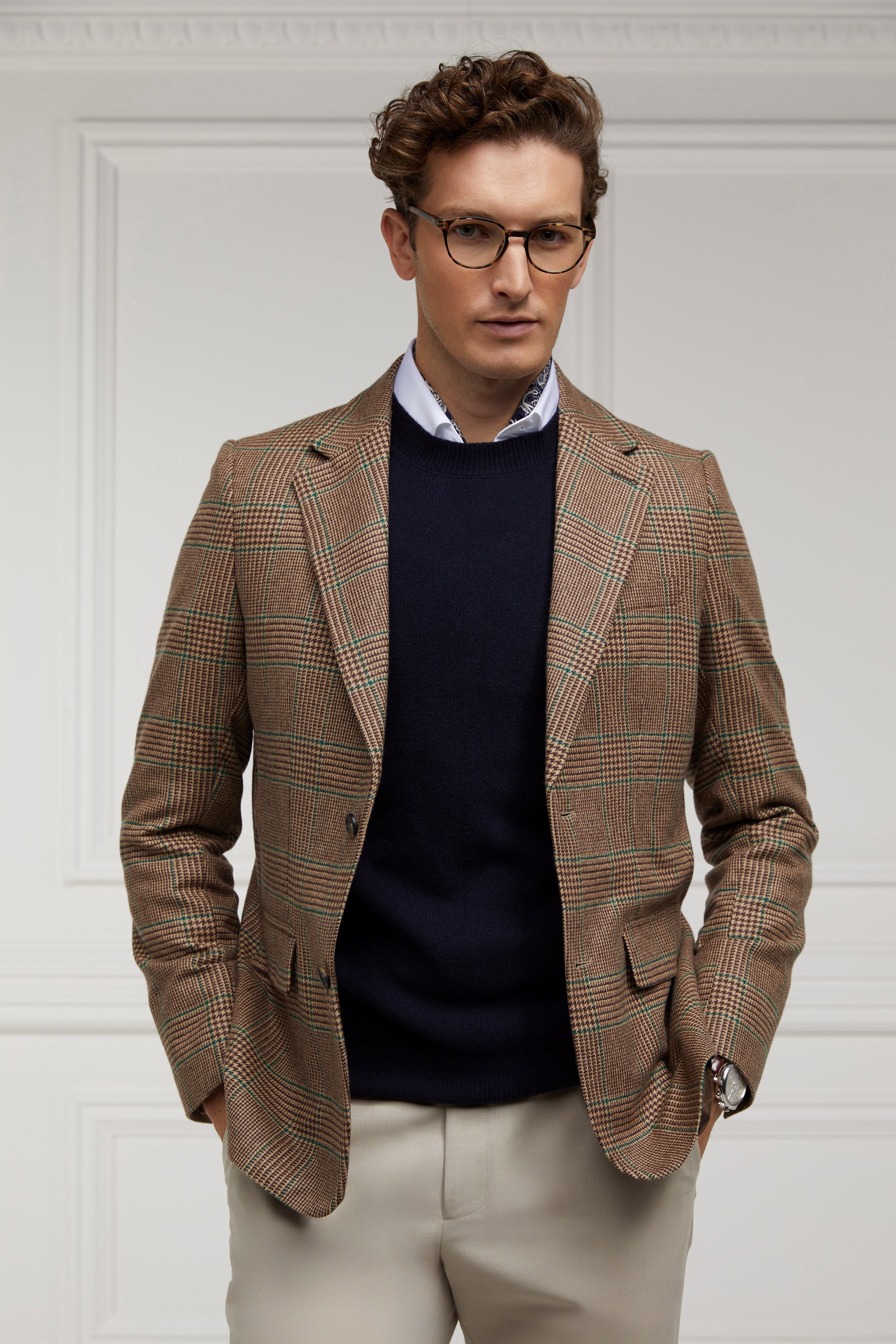 Byron Crew Neck Knit -    navy -  XXL - View 114