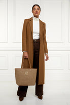 Kensington Tote Bag -   tan herringbone - View 3