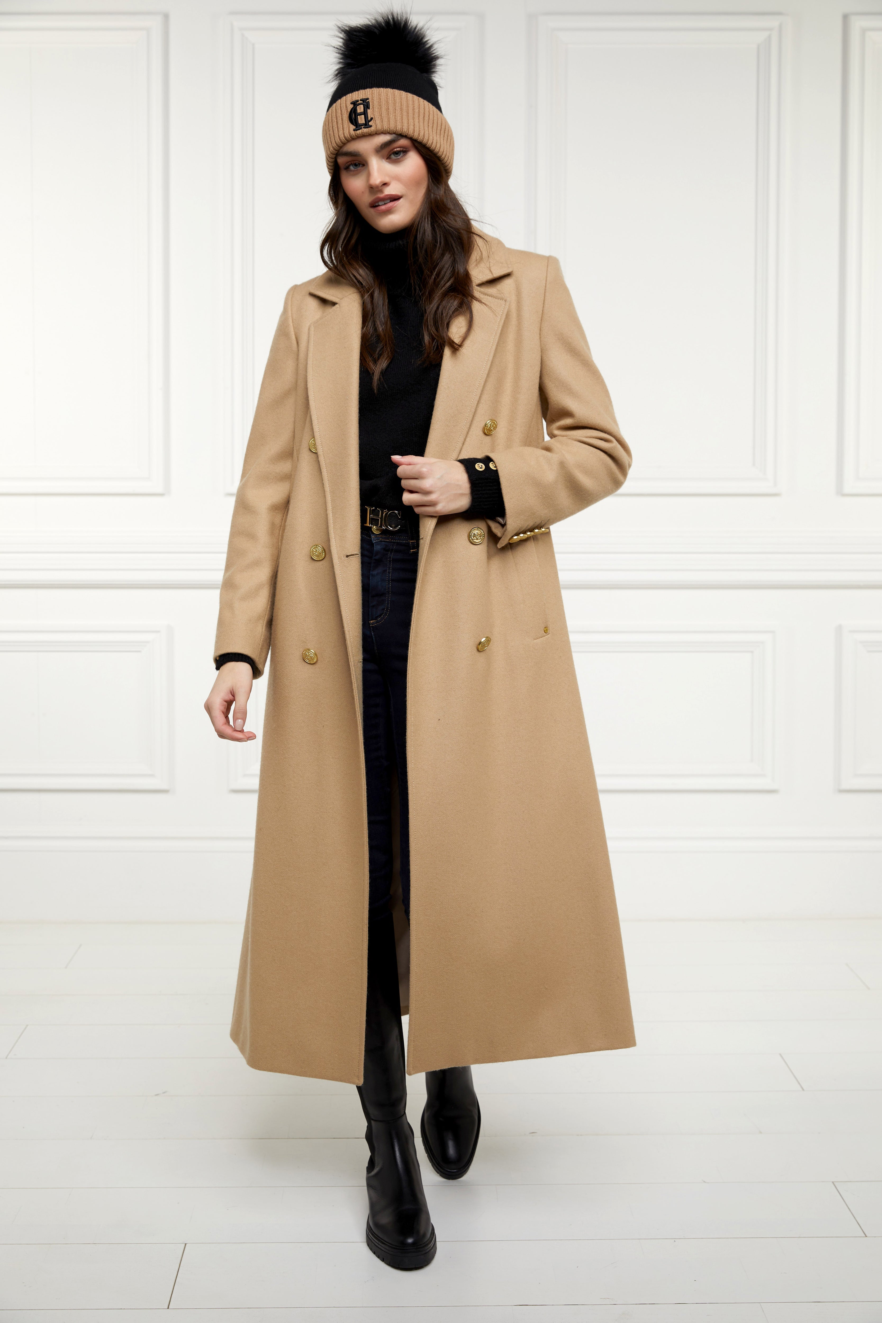 Chelsea Merino Bobble Hat -    black - View 6