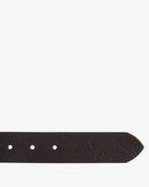 Barbour Dark Brown Blakely Leather Belt #Colour_Dark Brown