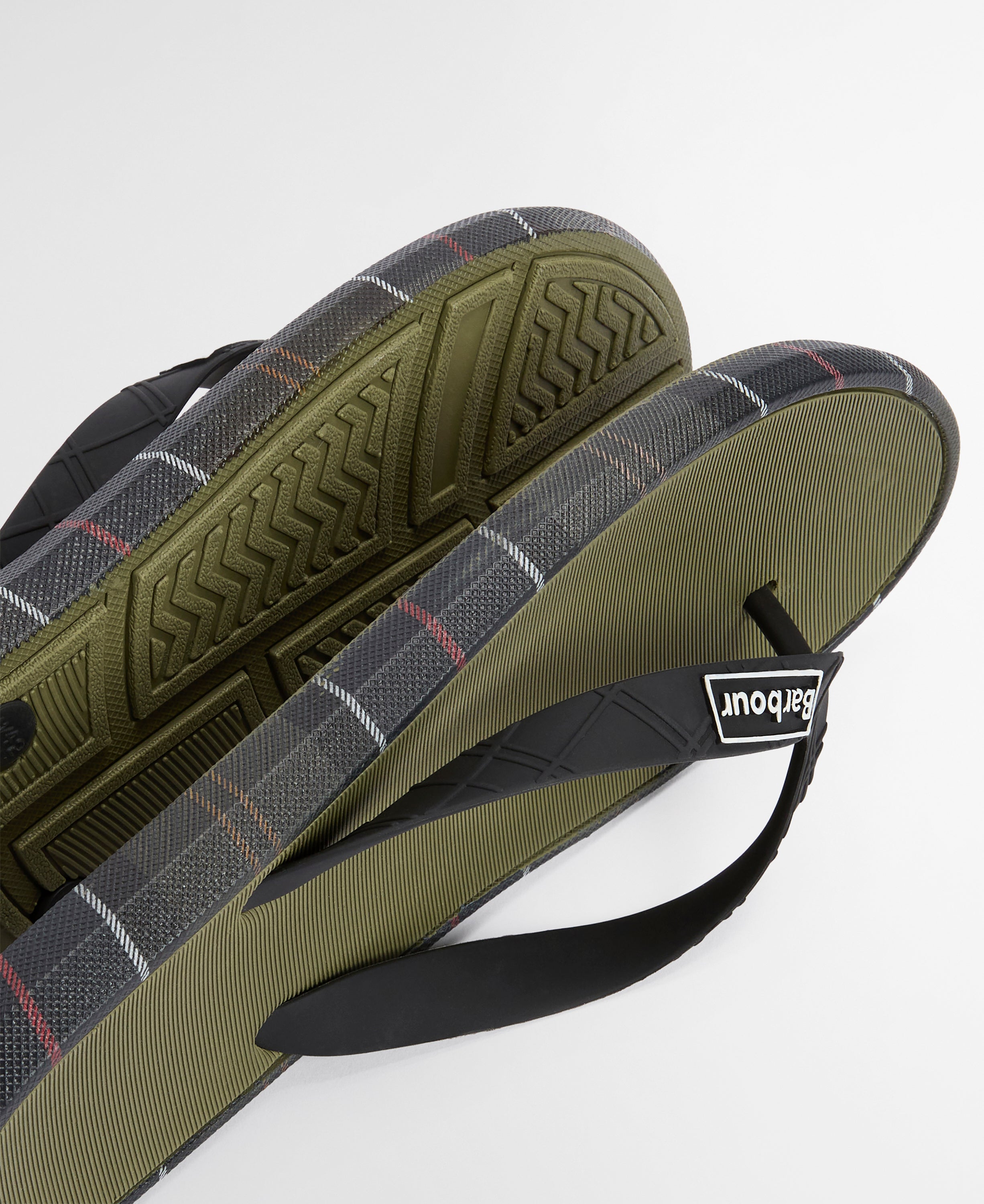 Barbour Olive/Classic Oakdale Sandal #Colour_Olive/Classic