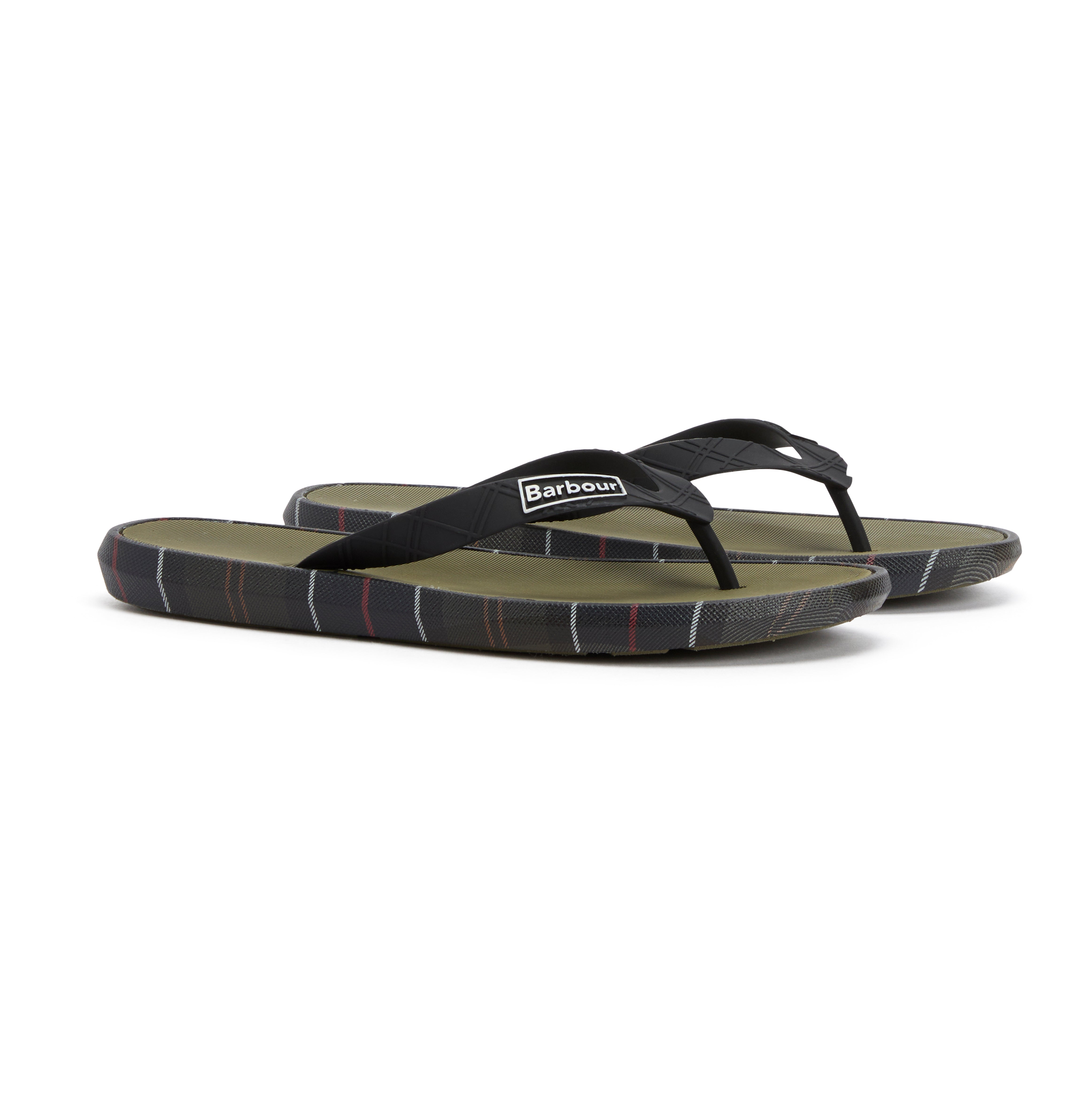 Barbour Olive/Classic Oakdale Sandal #Colour_Olive/Classic