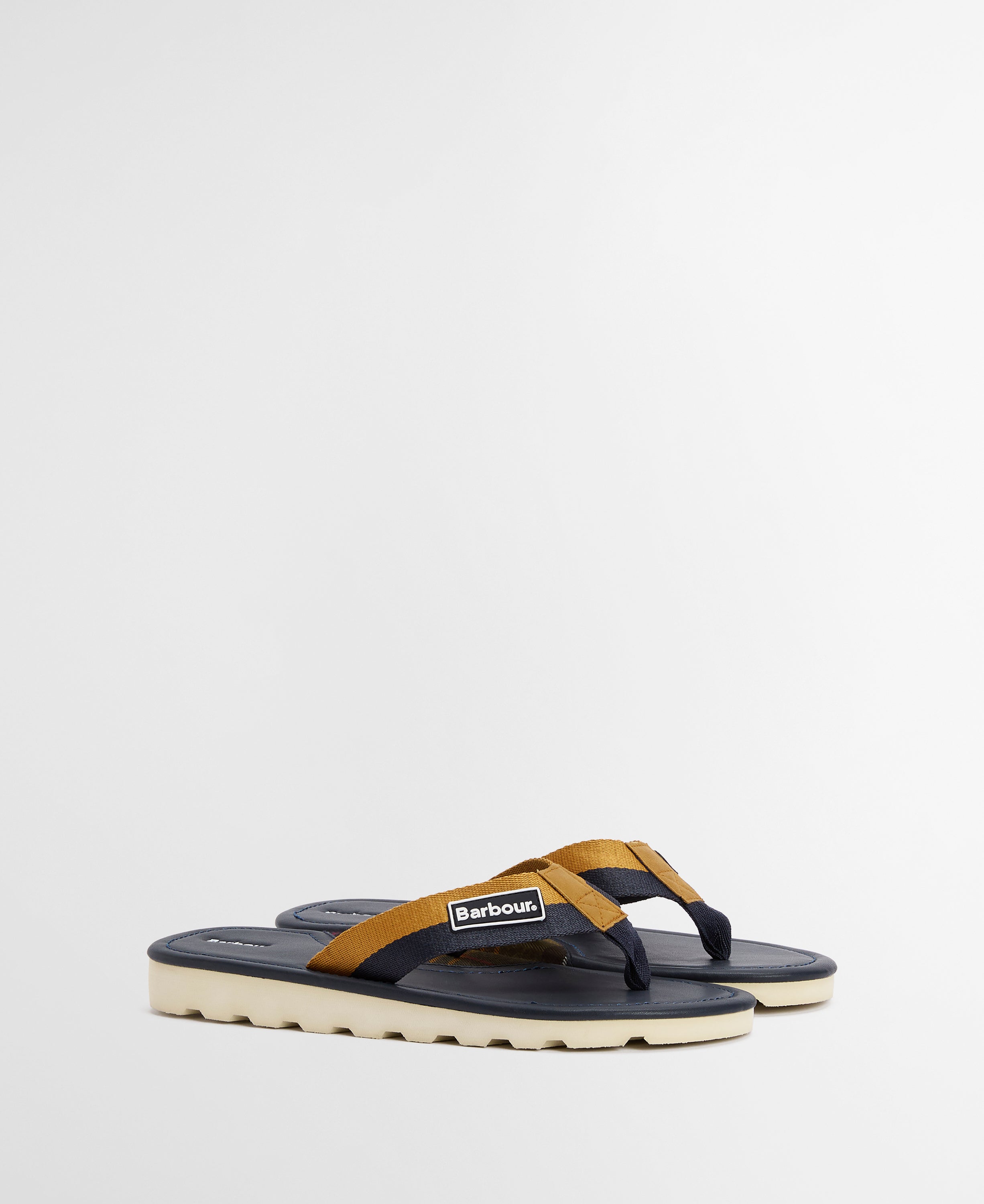 Barbour Navy/Ochre Harker Sandal #Colour_Navy/Ochre