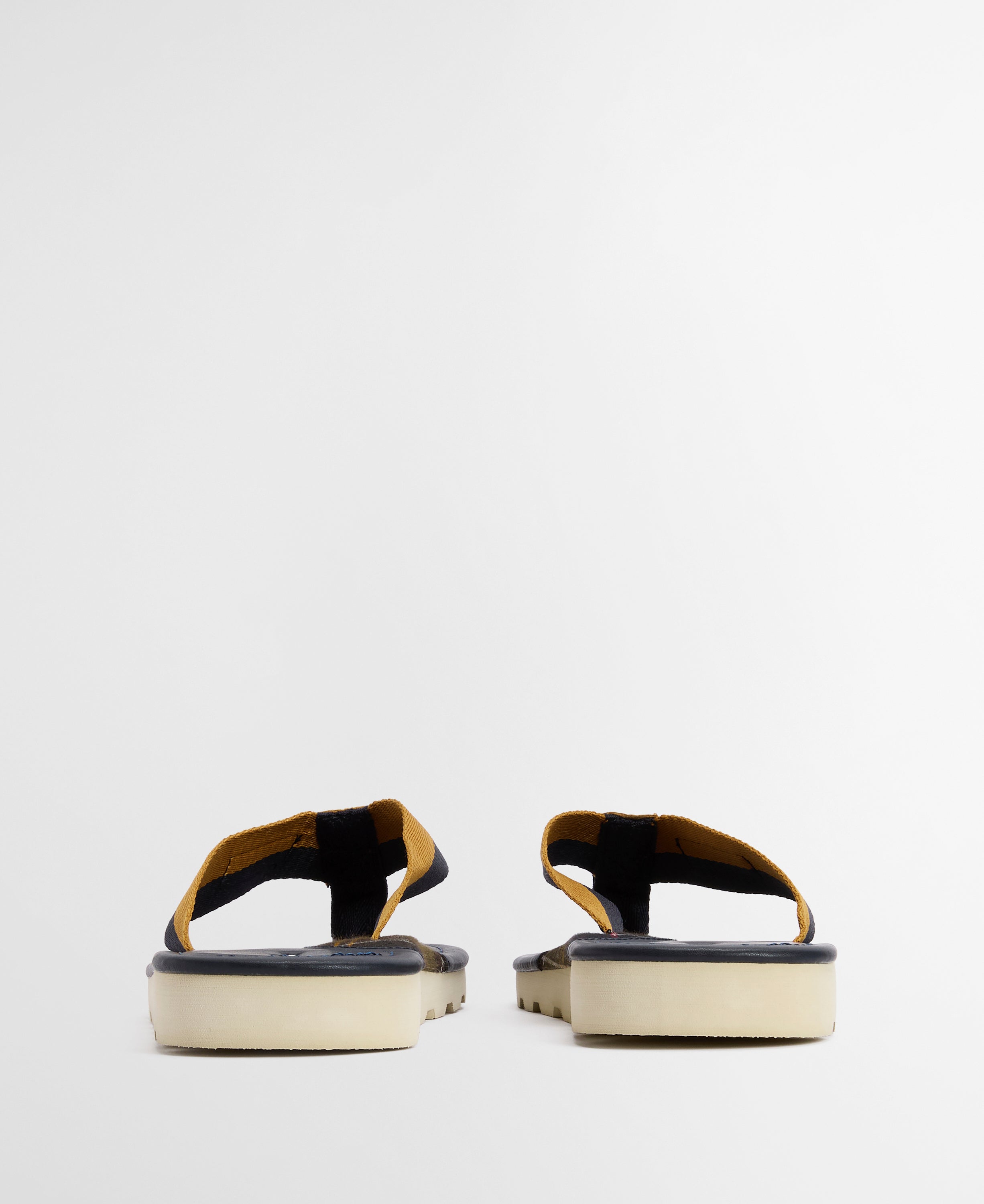 Barbour Navy/Ochre Harker Sandal #Colour_Navy/Ochre