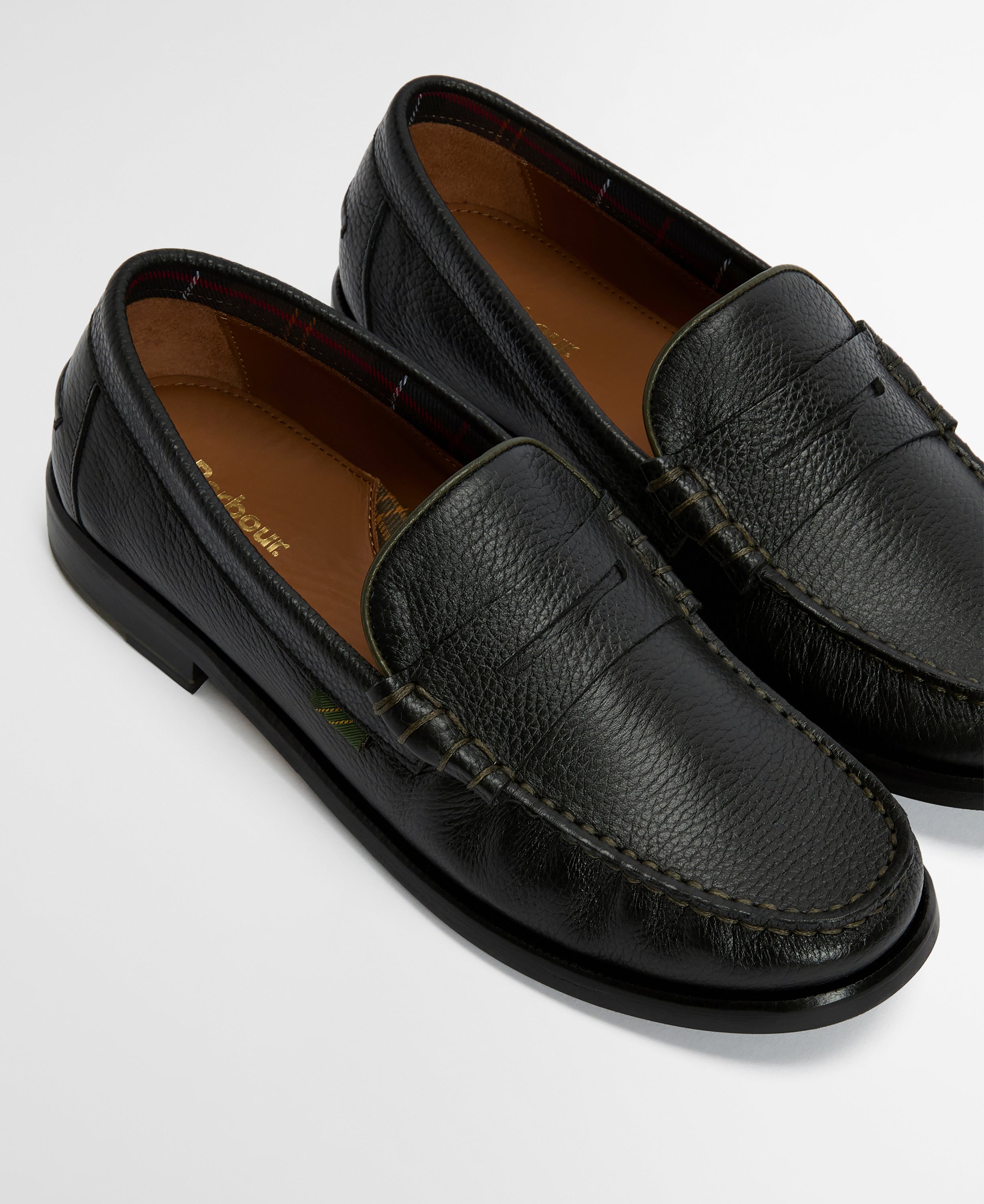 Barbour Black Linford Loafer #Colour_Black