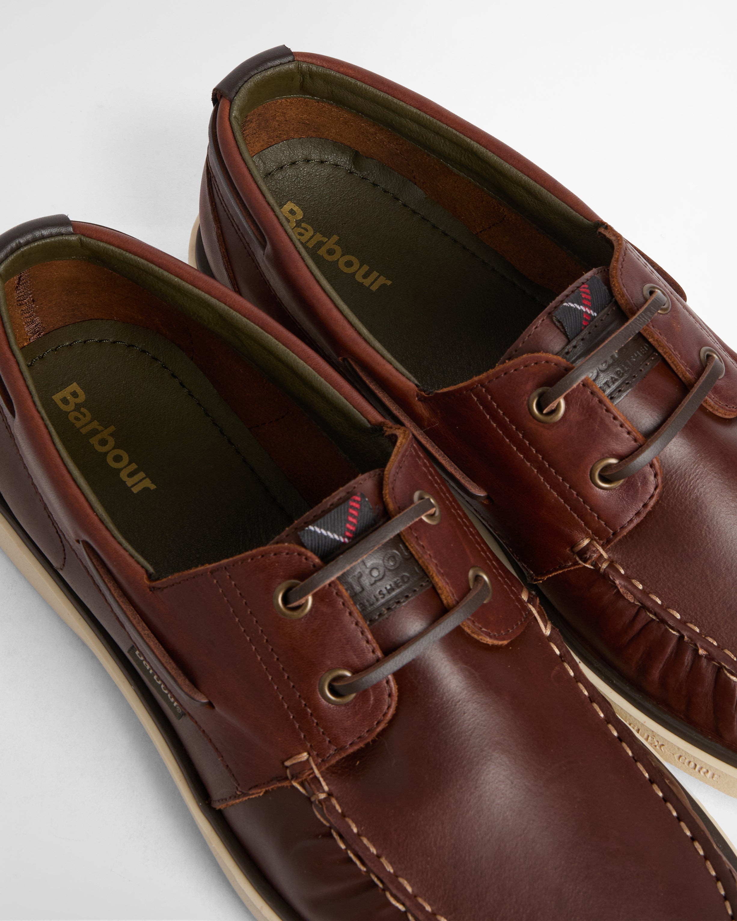 Barbour Dark Brown Rothley Boat Shoe #Colour_Dark Brown