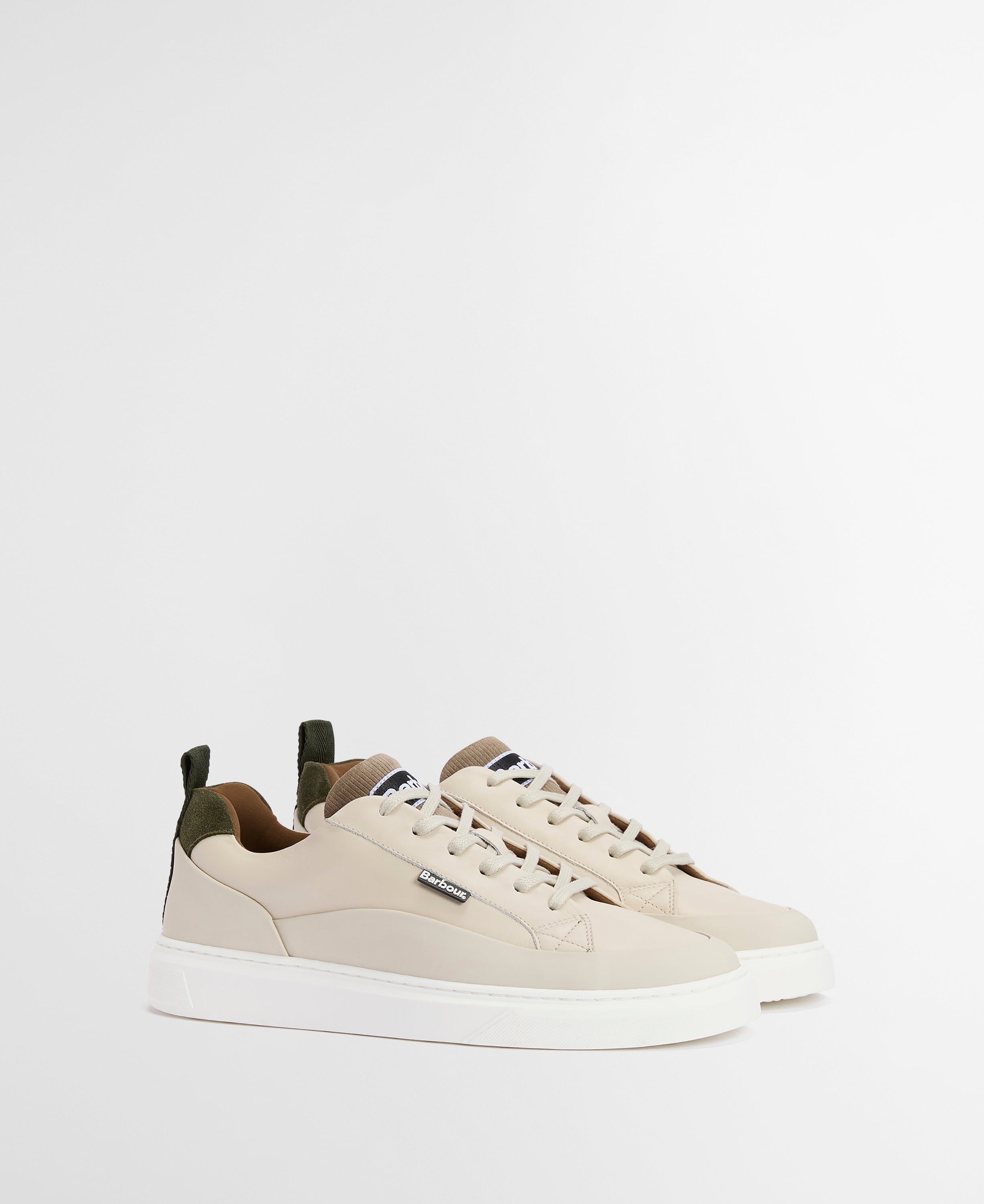 Barbour Light Trench/Olive Stannington Trainer #Colour_Light Trench/Olive
