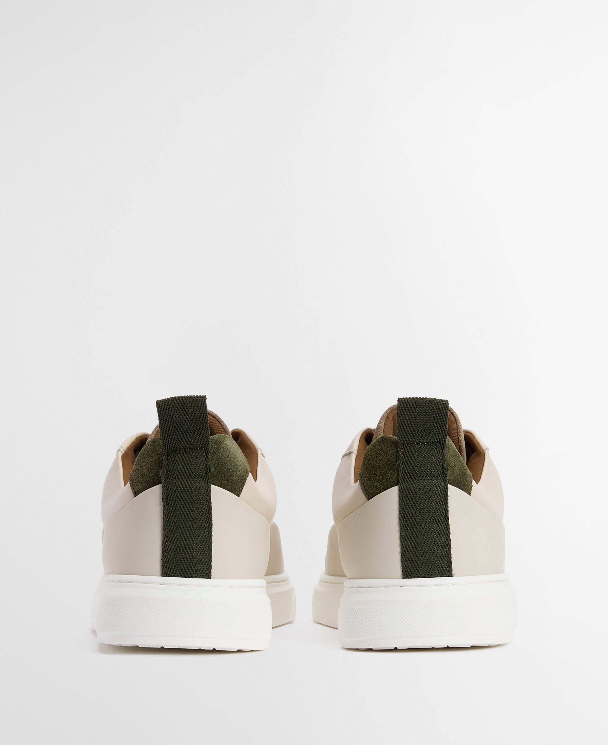 Barbour Light Trench/Olive Stannington Trainer #Colour_Light Trench/Olive