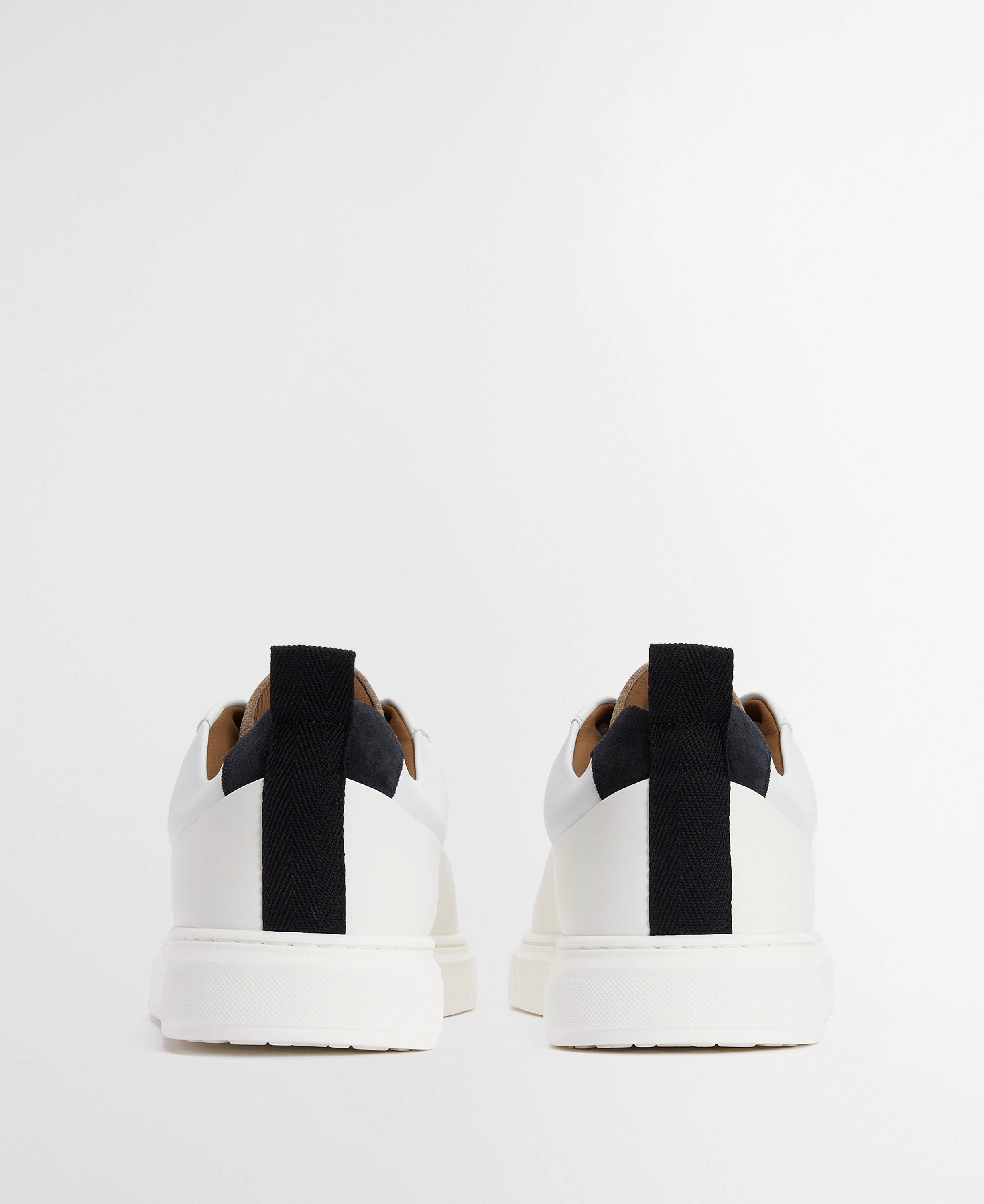 Barbour White/Navy Stripe Stannington Trainer #Colour_White/Navy Stripe