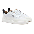 Barbour White/Navy Stripe Stannington Trainer #Colour_White/Navy Stripe