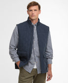 Barbour Navy Sander Quilted Gilet #Colour_Navy