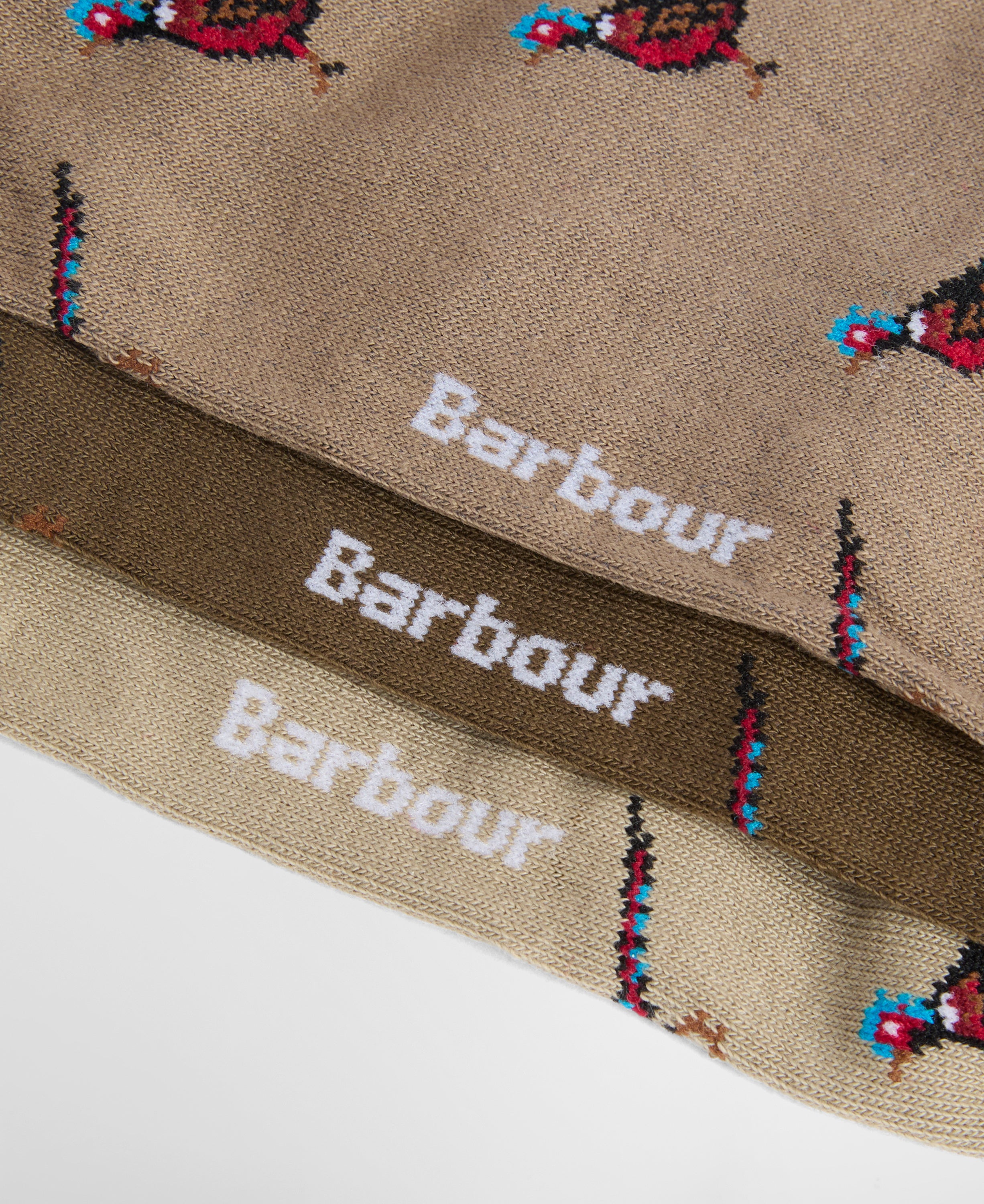 Barbour Trench/Beech Mix Pheasant Socks Gift Box #Colour_Trench/Beech Mix