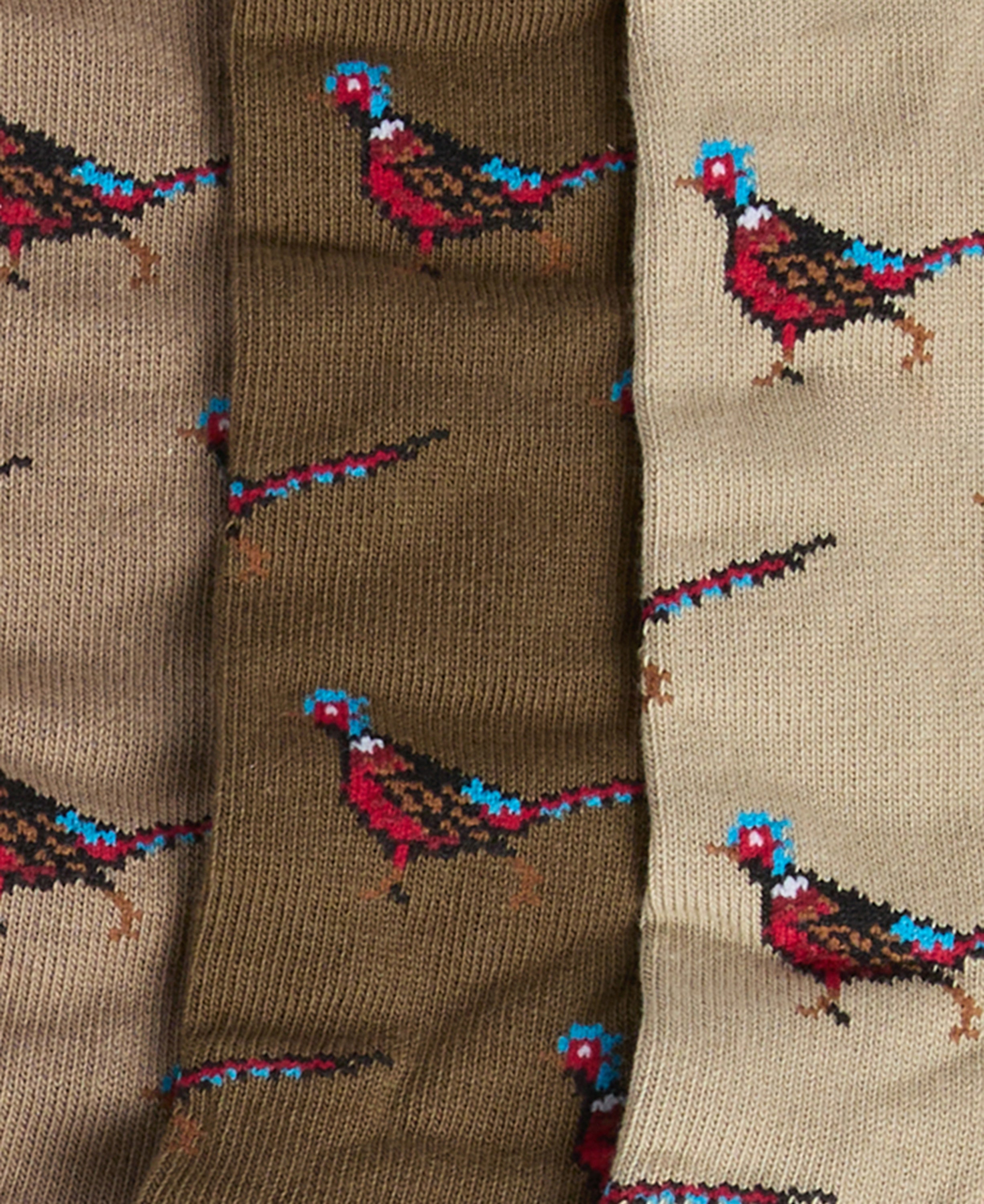 Barbour Trench/Beech Mix Pheasant Socks Gift Box #Colour_Trench/Beech Mix