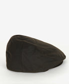 Barbour Olive Wax Flat Cap #Colour_Olive