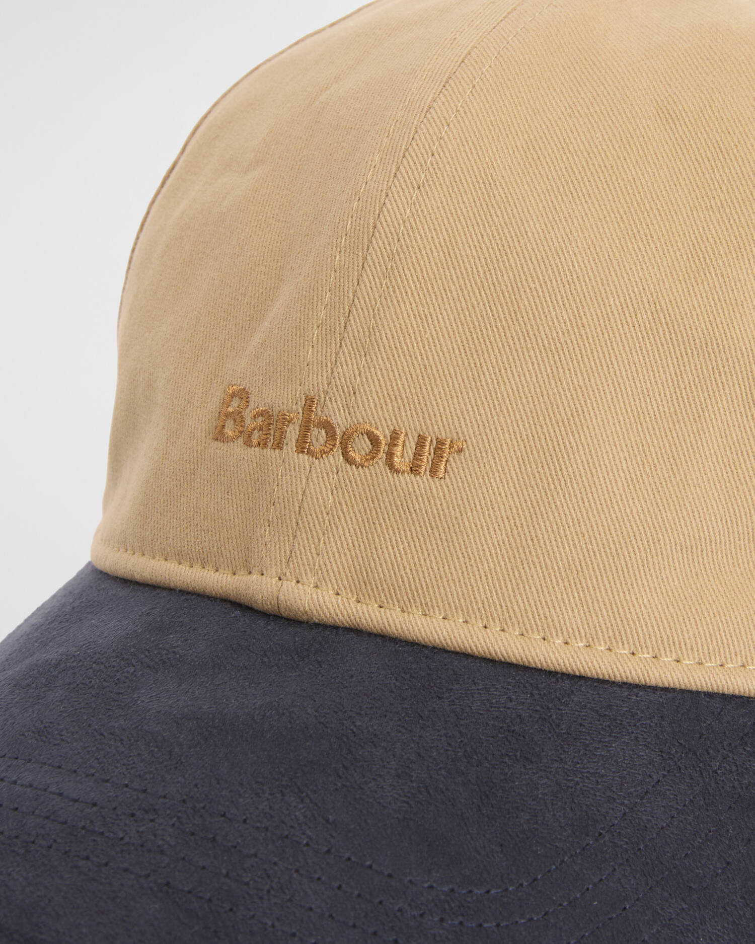 Barbour Sandstone/Navy Langdale Cap #Colour_Sandstone/Navy