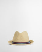 Barbour Ecru Linford Trilby Summer Hat #Colour_Ecru