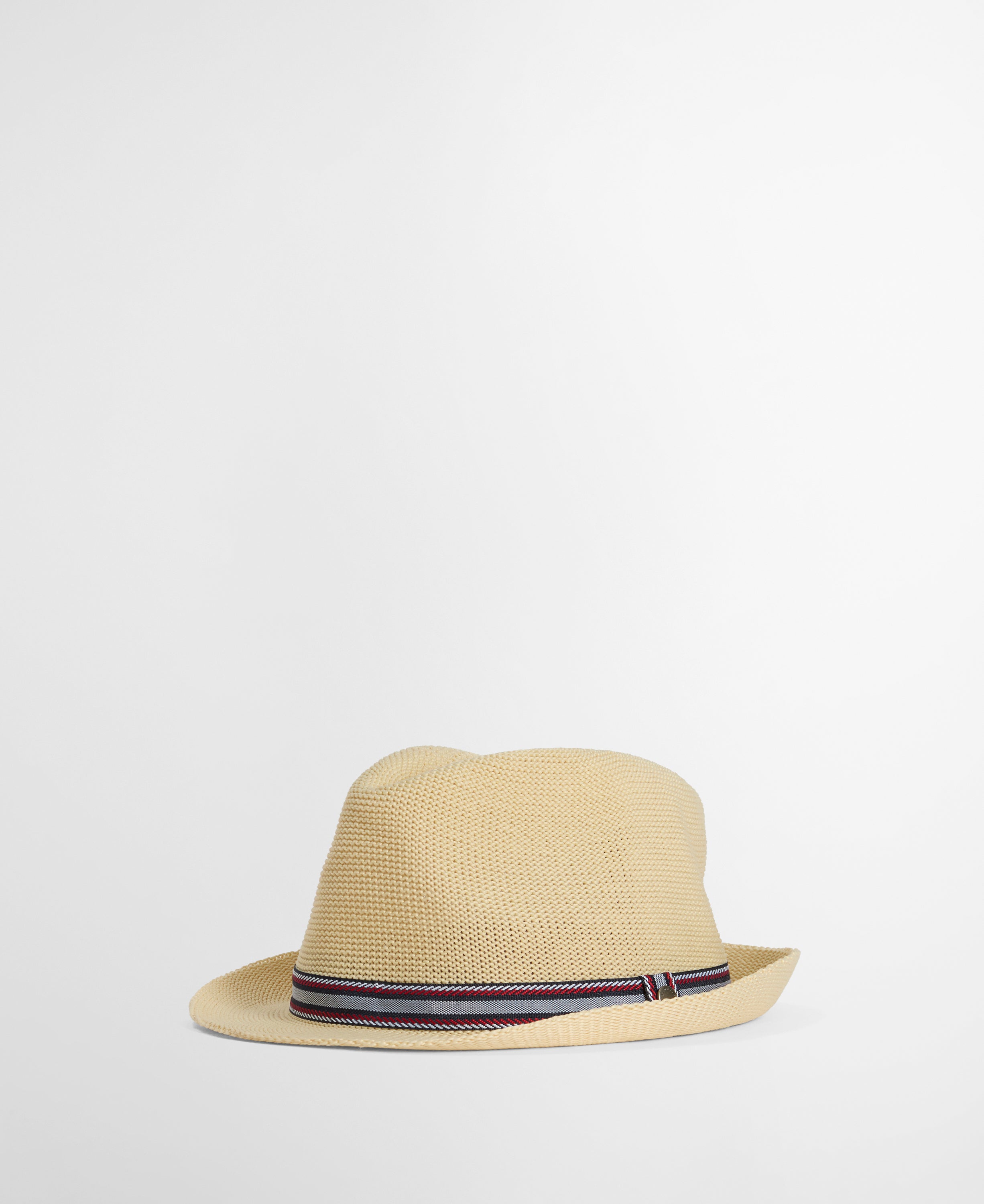 Barbour Ecru Linford Trilby Summer Hat #Colour_Ecru