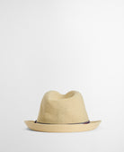 Barbour Ecru Linford Trilby Summer Hat #Colour_Ecru